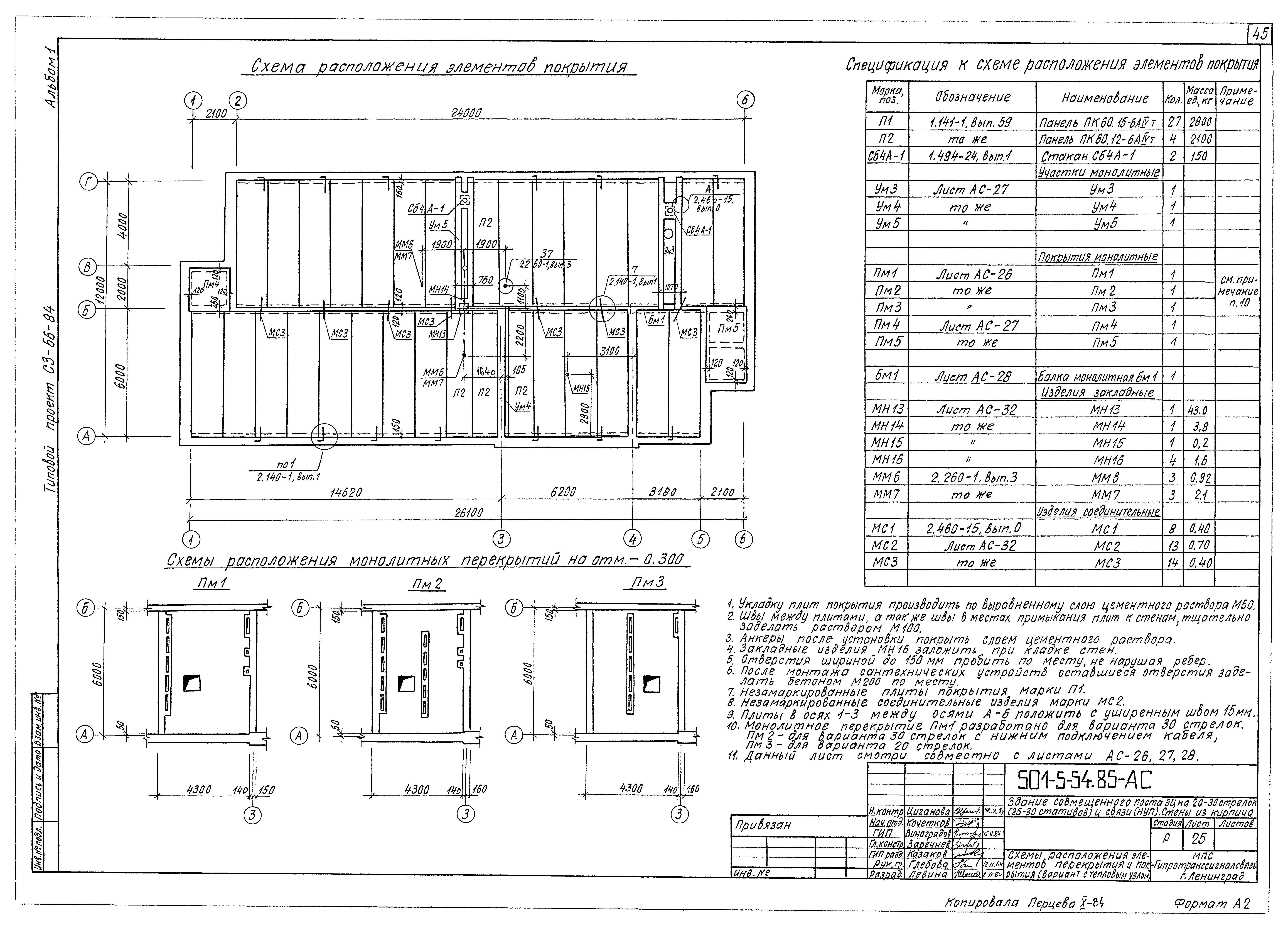 Типовой проект 501-5-54.85