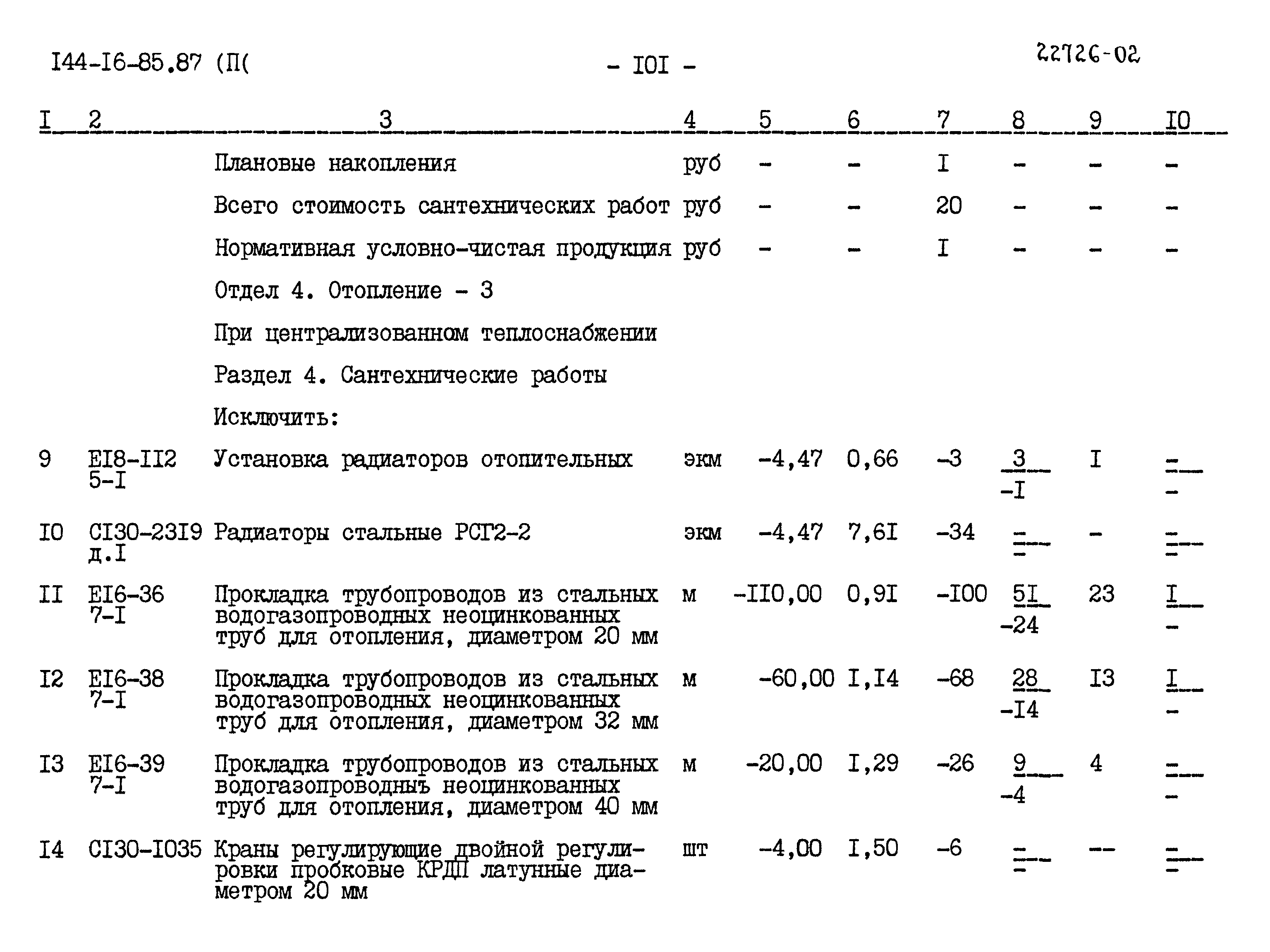 Типовой проект 144-16-85.87