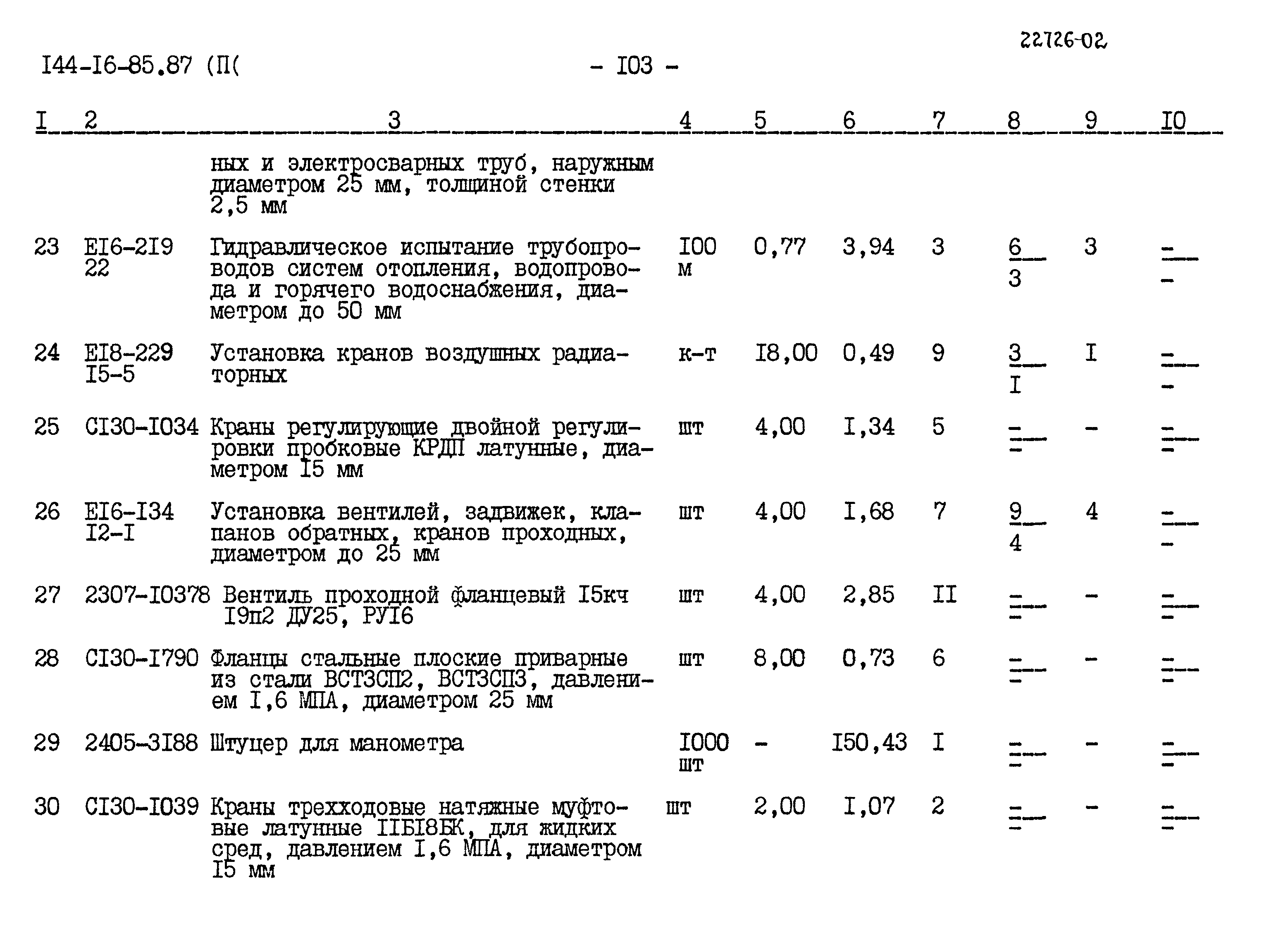 Типовой проект 144-16-85.87