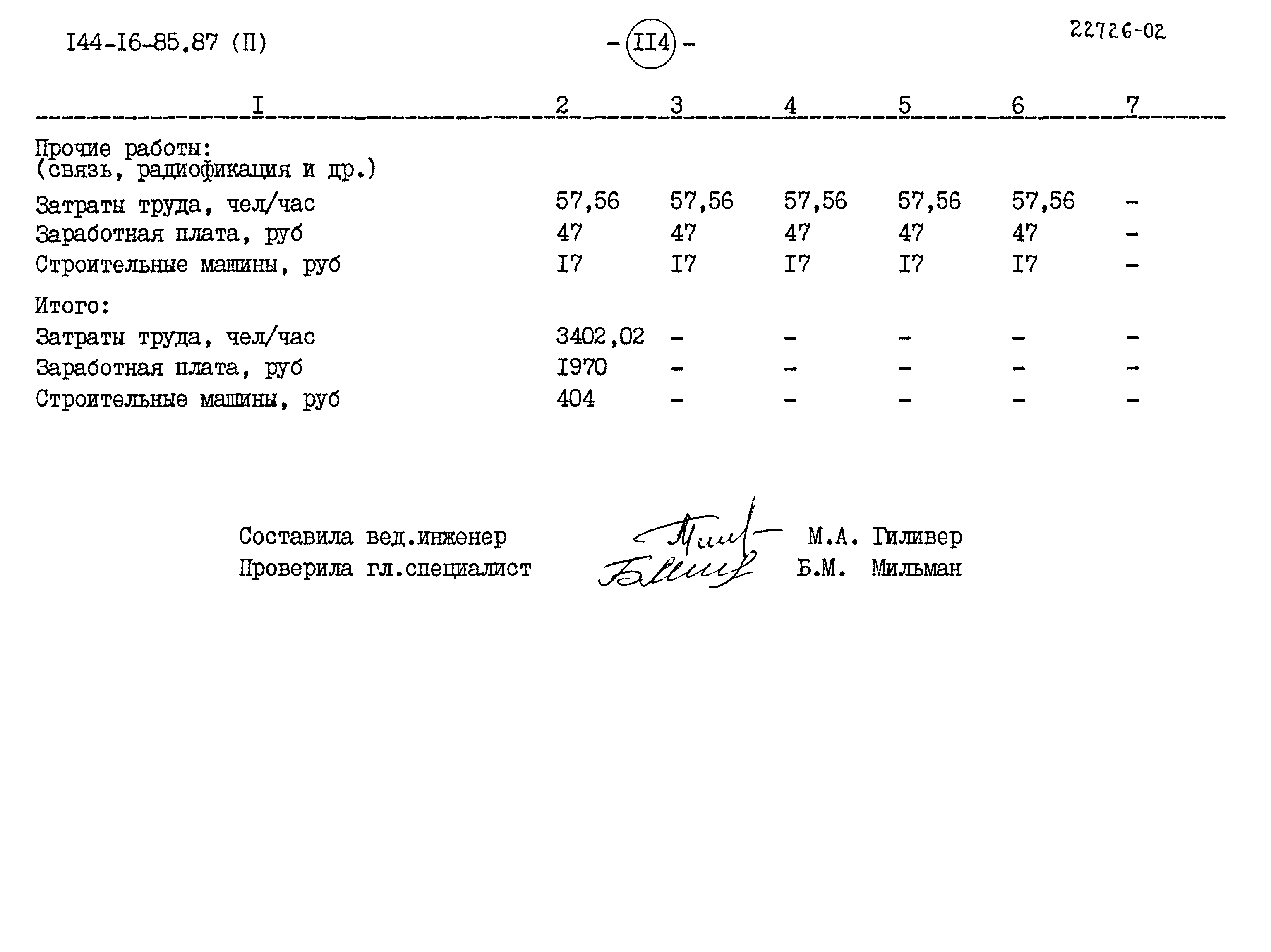 Типовой проект 144-16-85.87