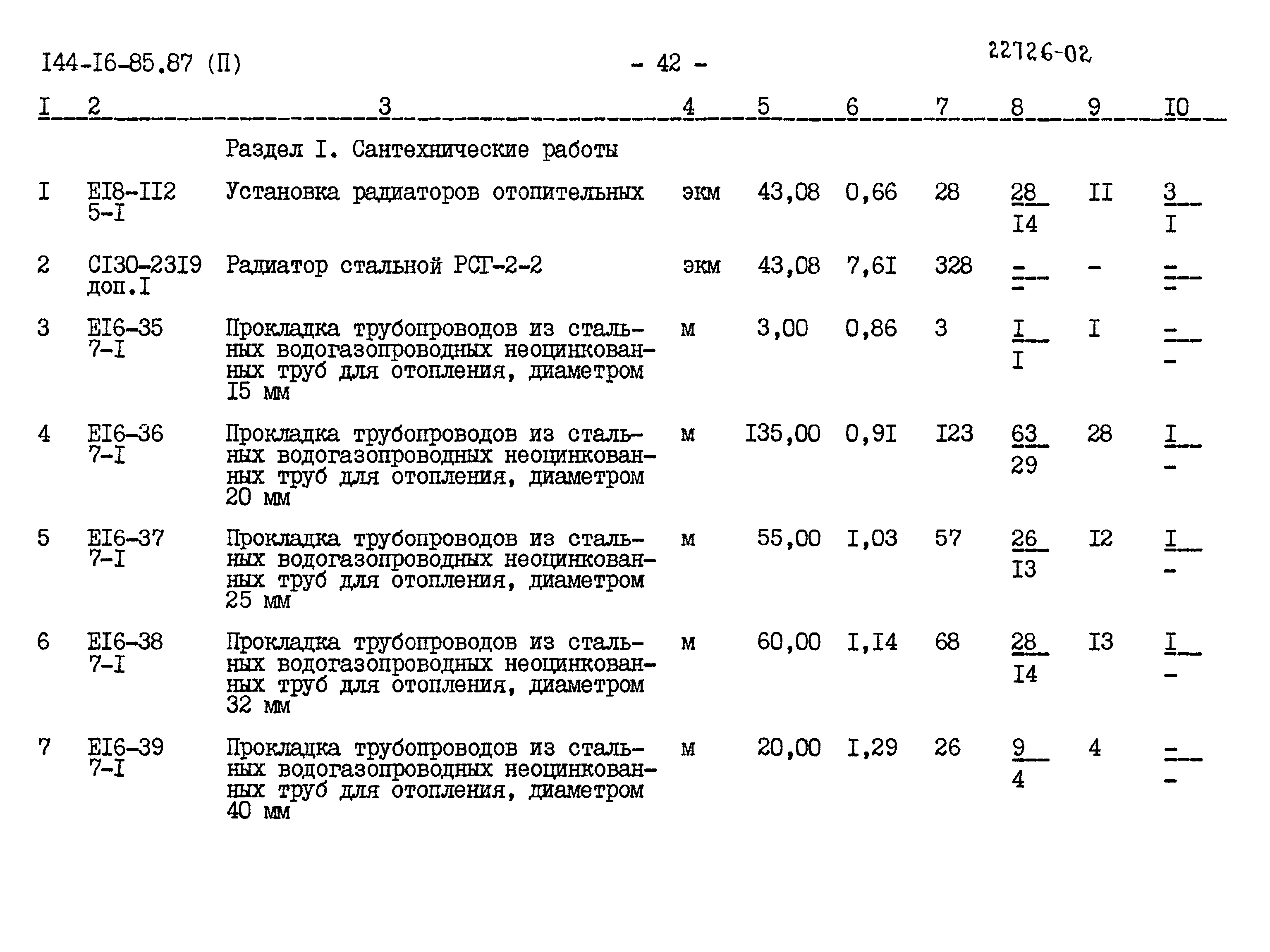 Типовой проект 144-16-85.87