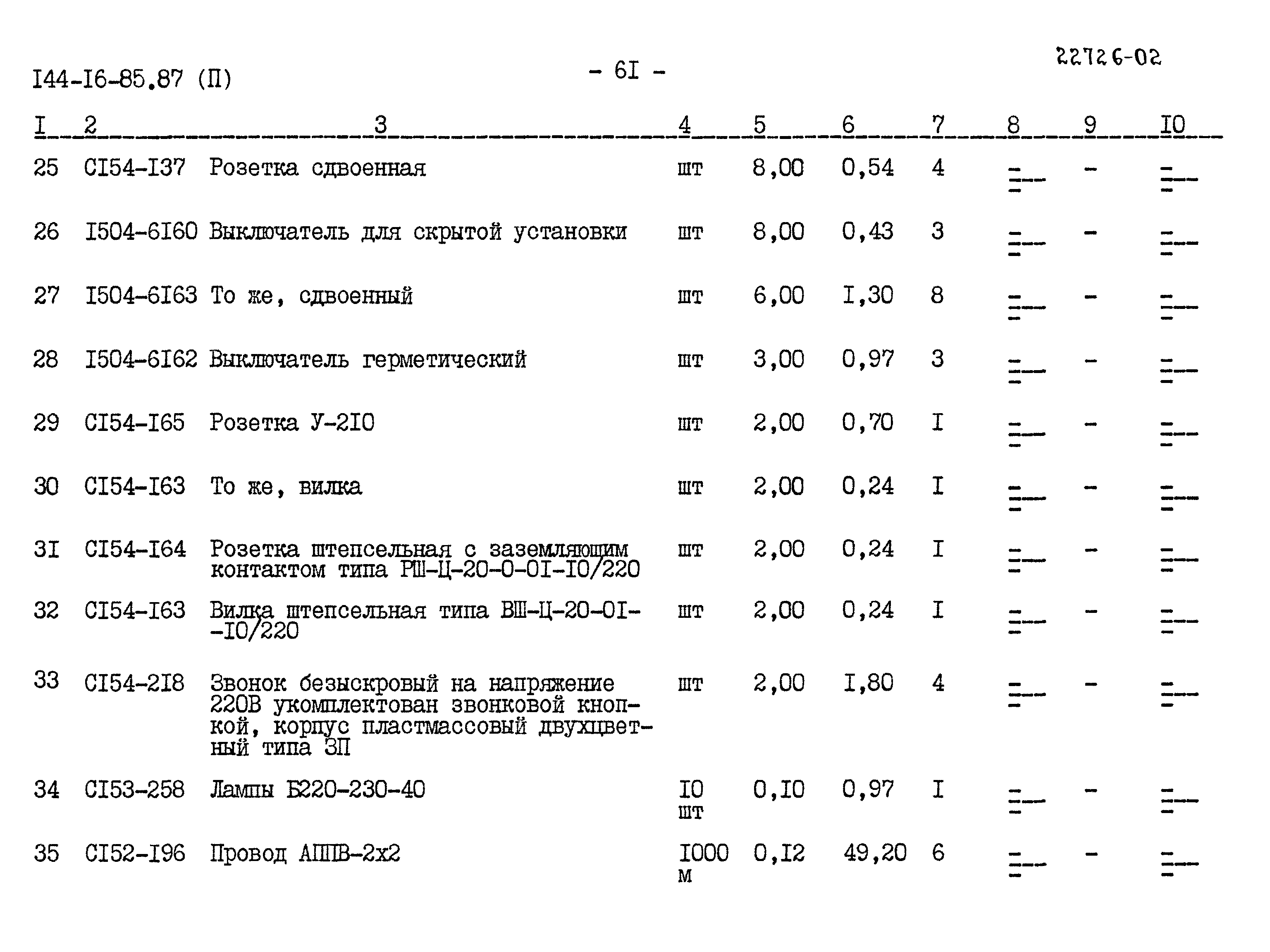 Типовой проект 144-16-85.87