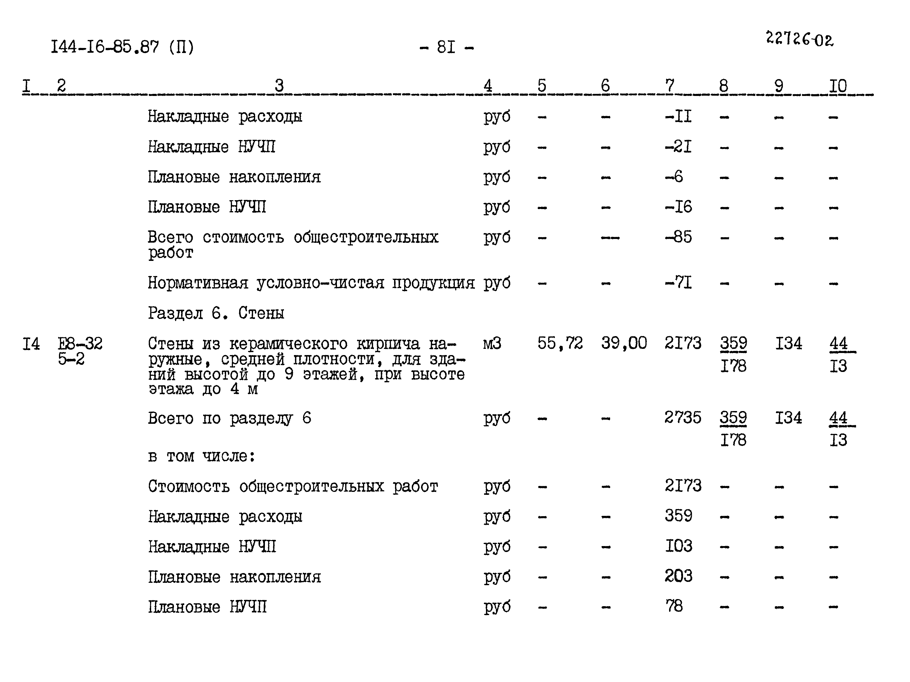 Типовой проект 144-16-85.87