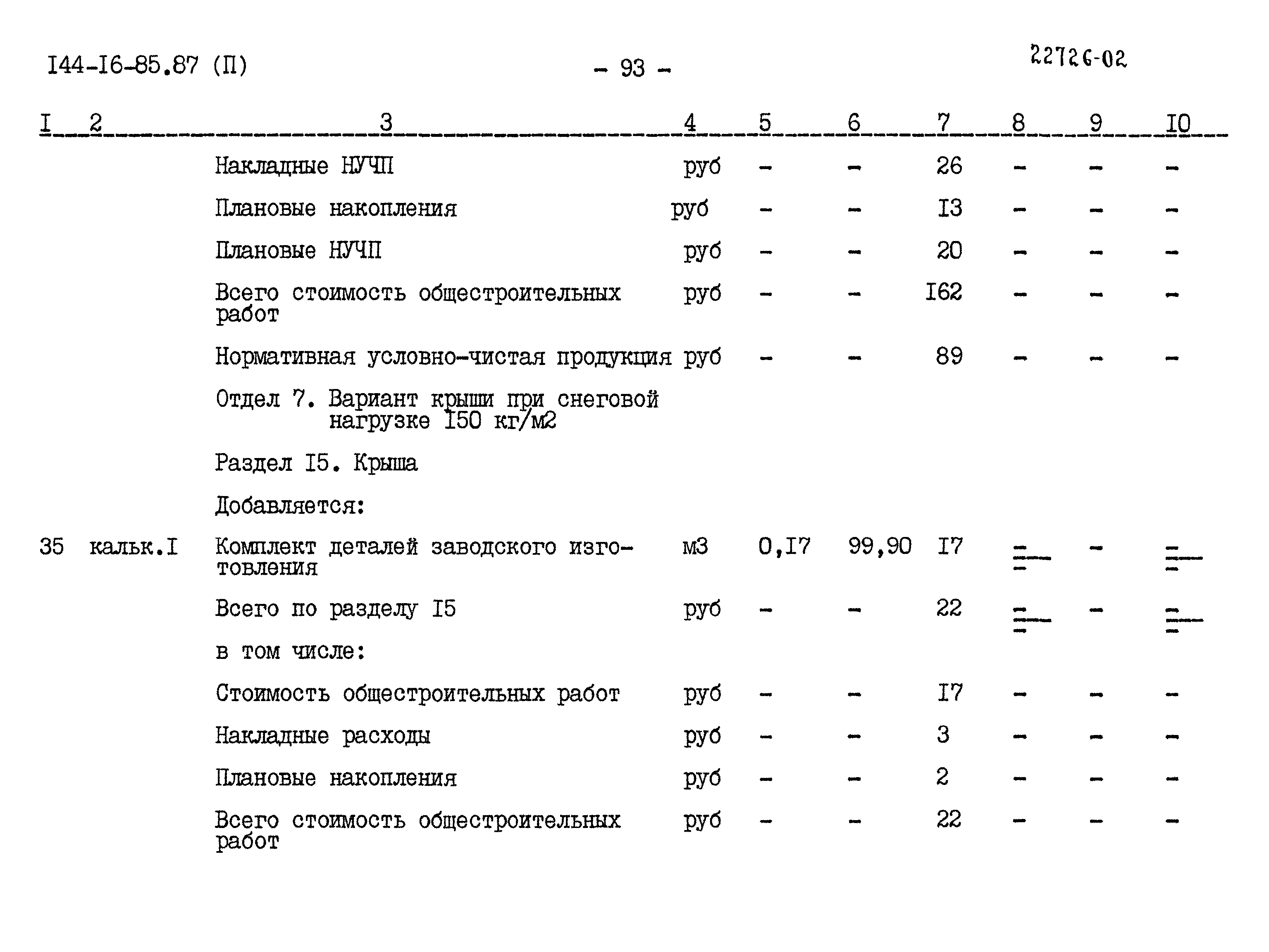 Типовой проект 144-16-85.87