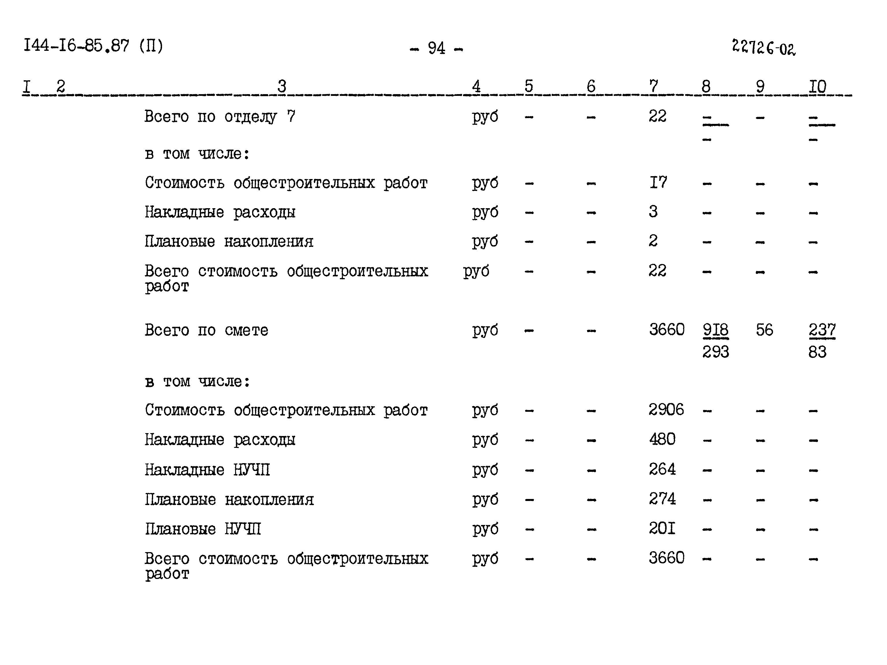 Типовой проект 144-16-85.87