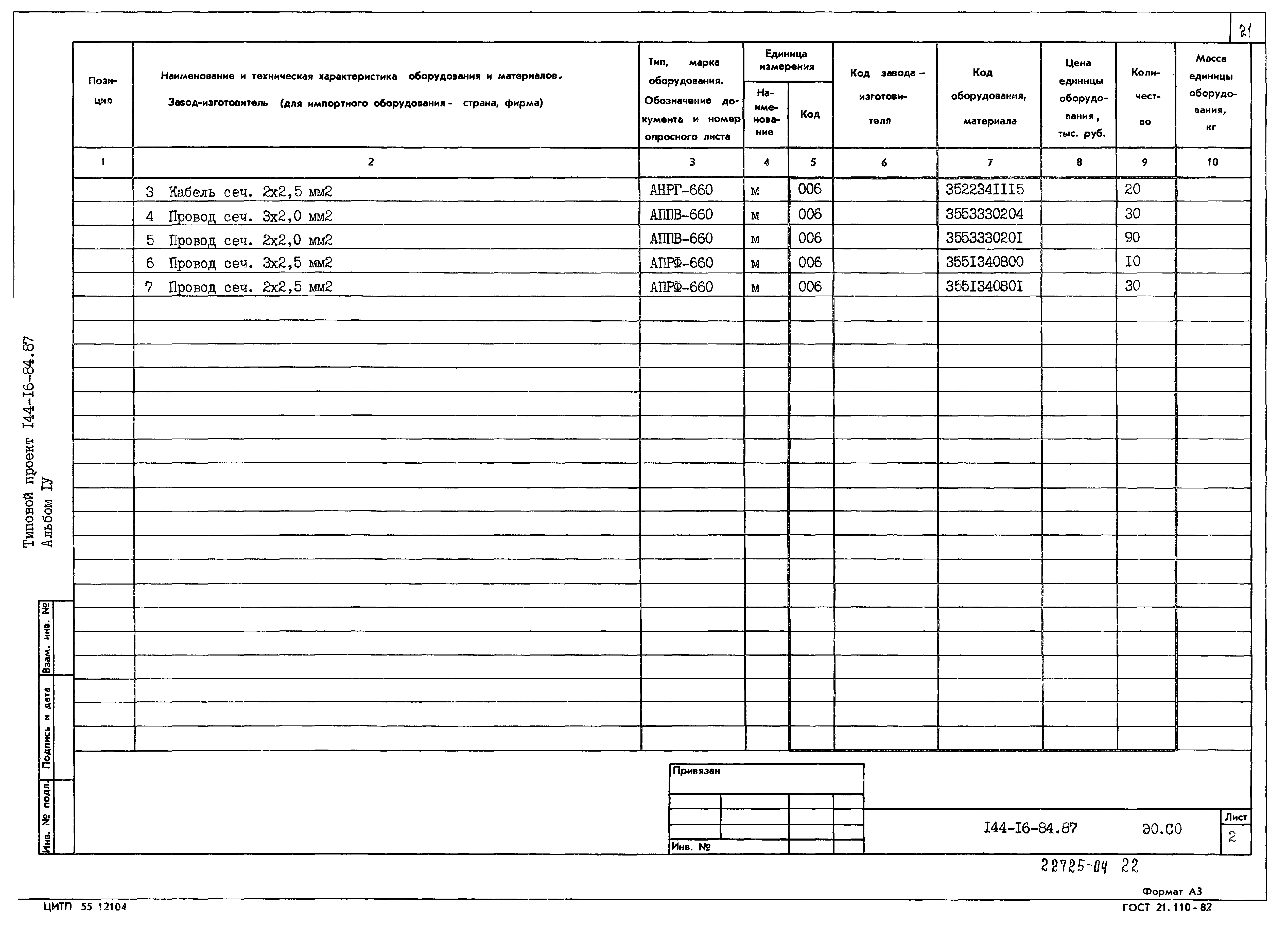 Типовой проект 144-16-84.87