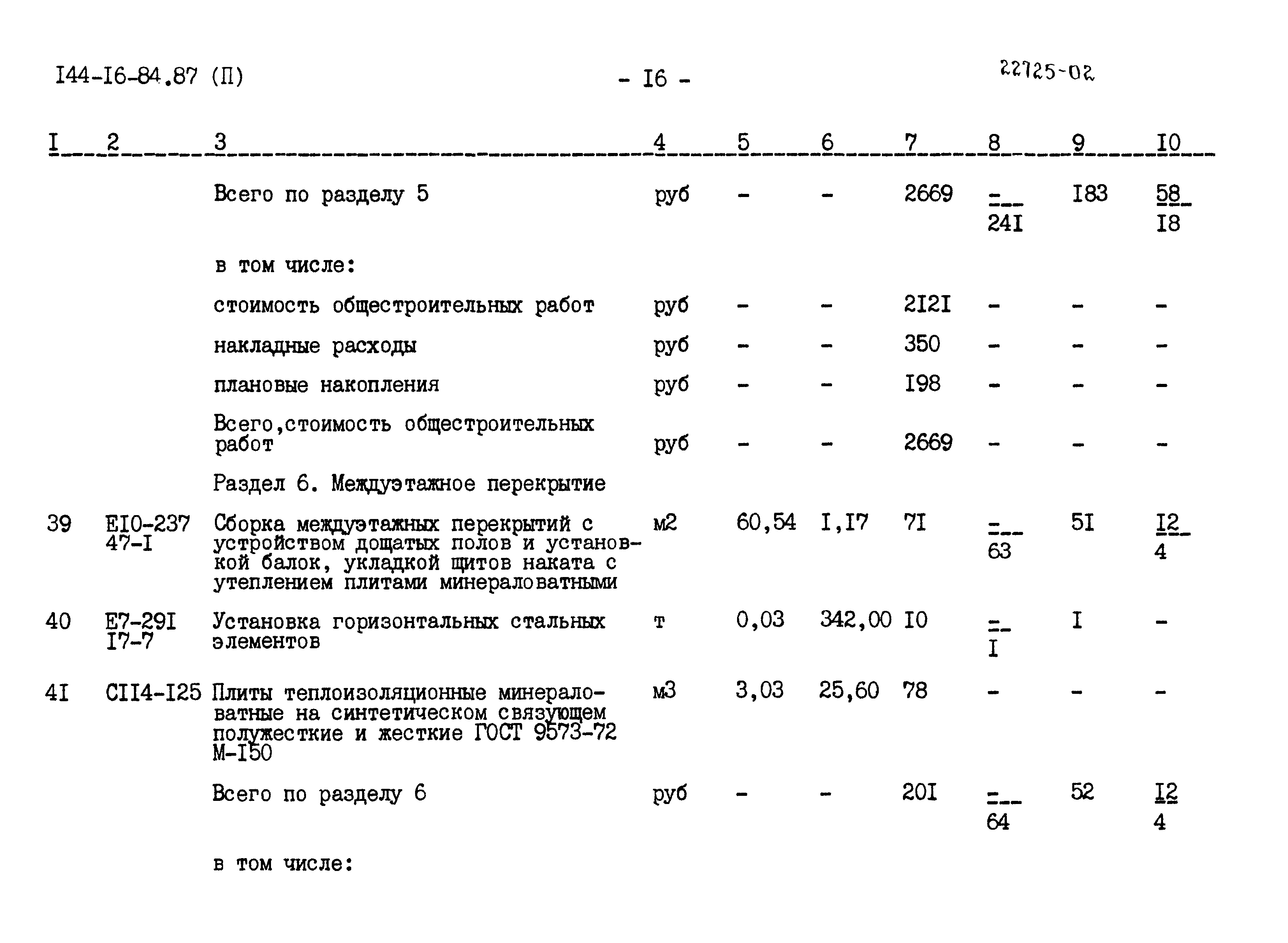 Типовой проект 144-16-84.87