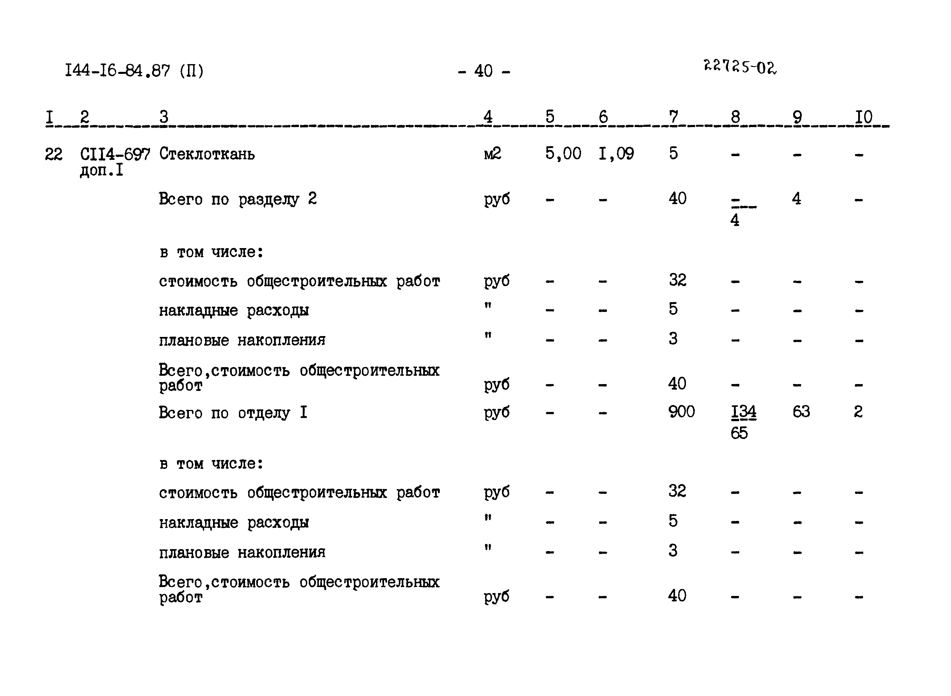 Типовой проект 144-16-84.87