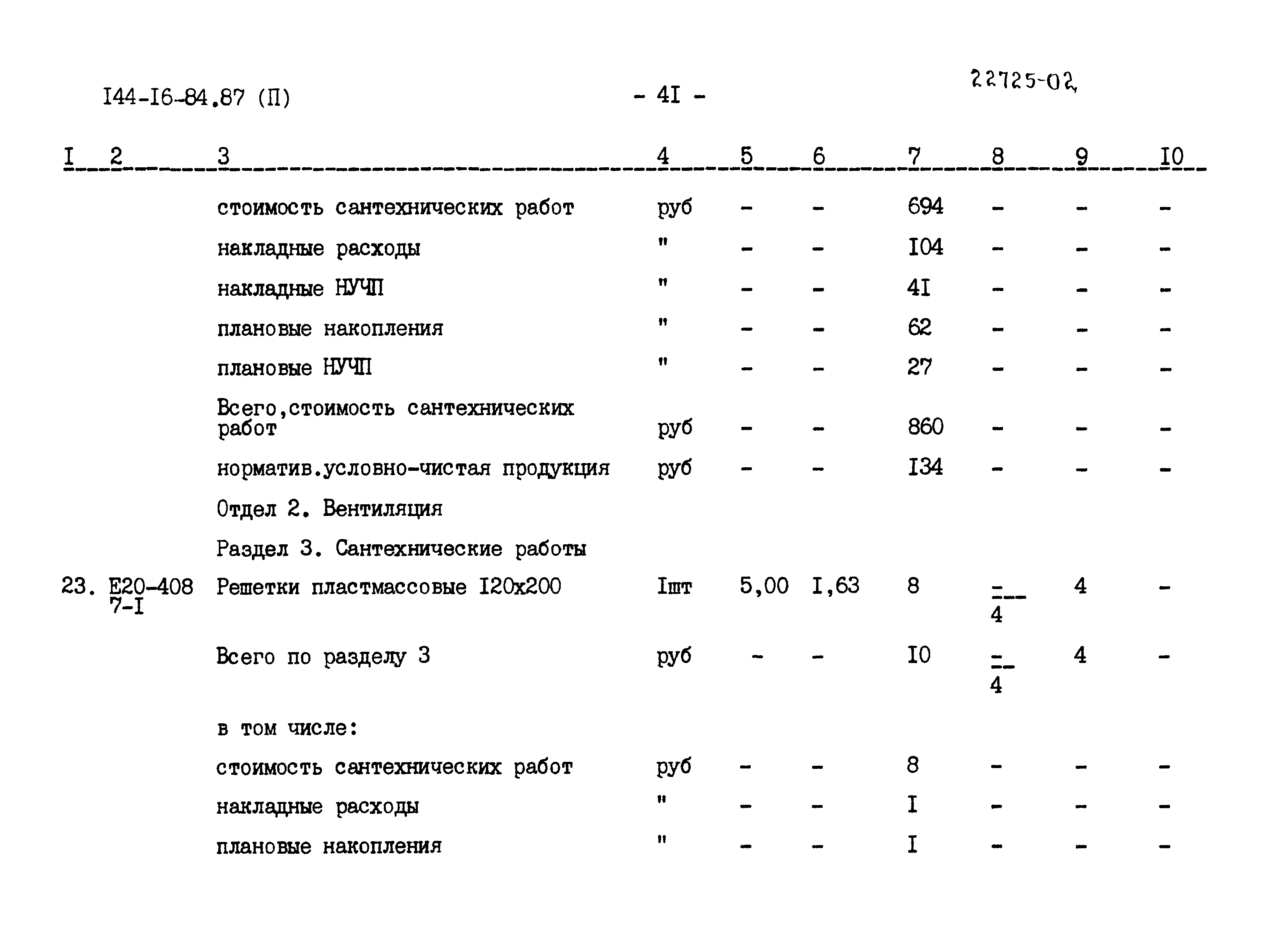 Типовой проект 144-16-84.87