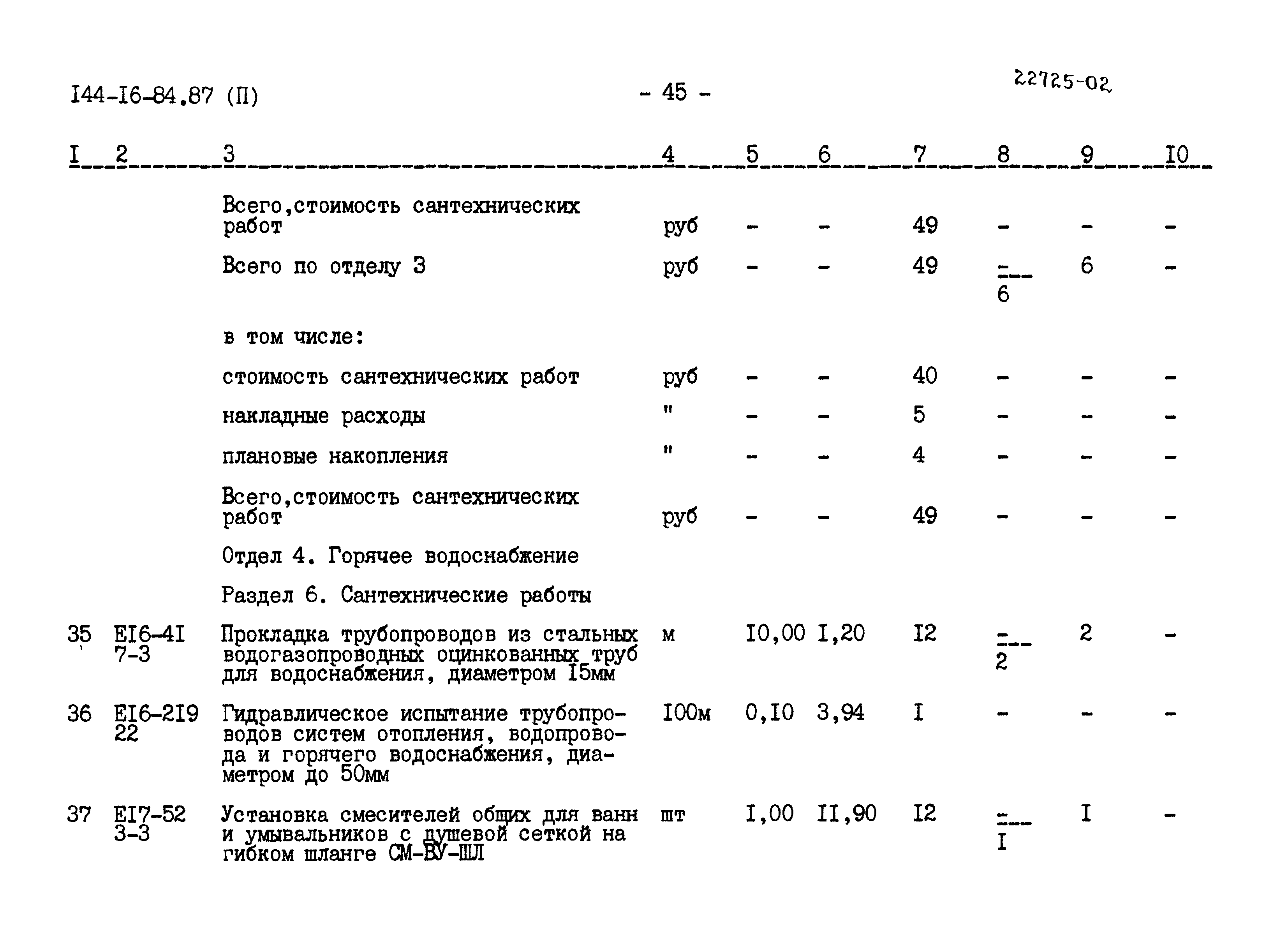 Типовой проект 144-16-84.87