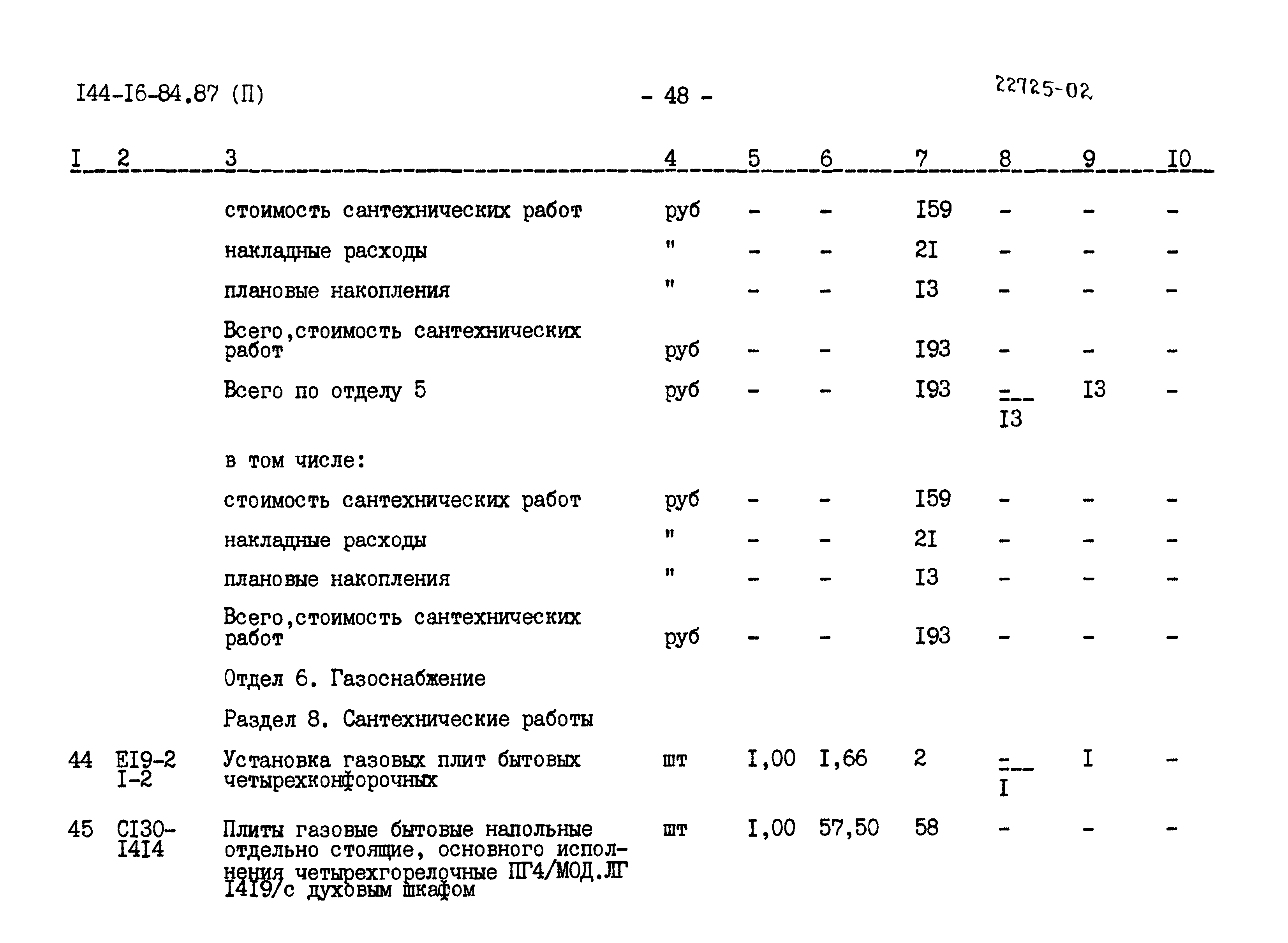 Типовой проект 144-16-84.87