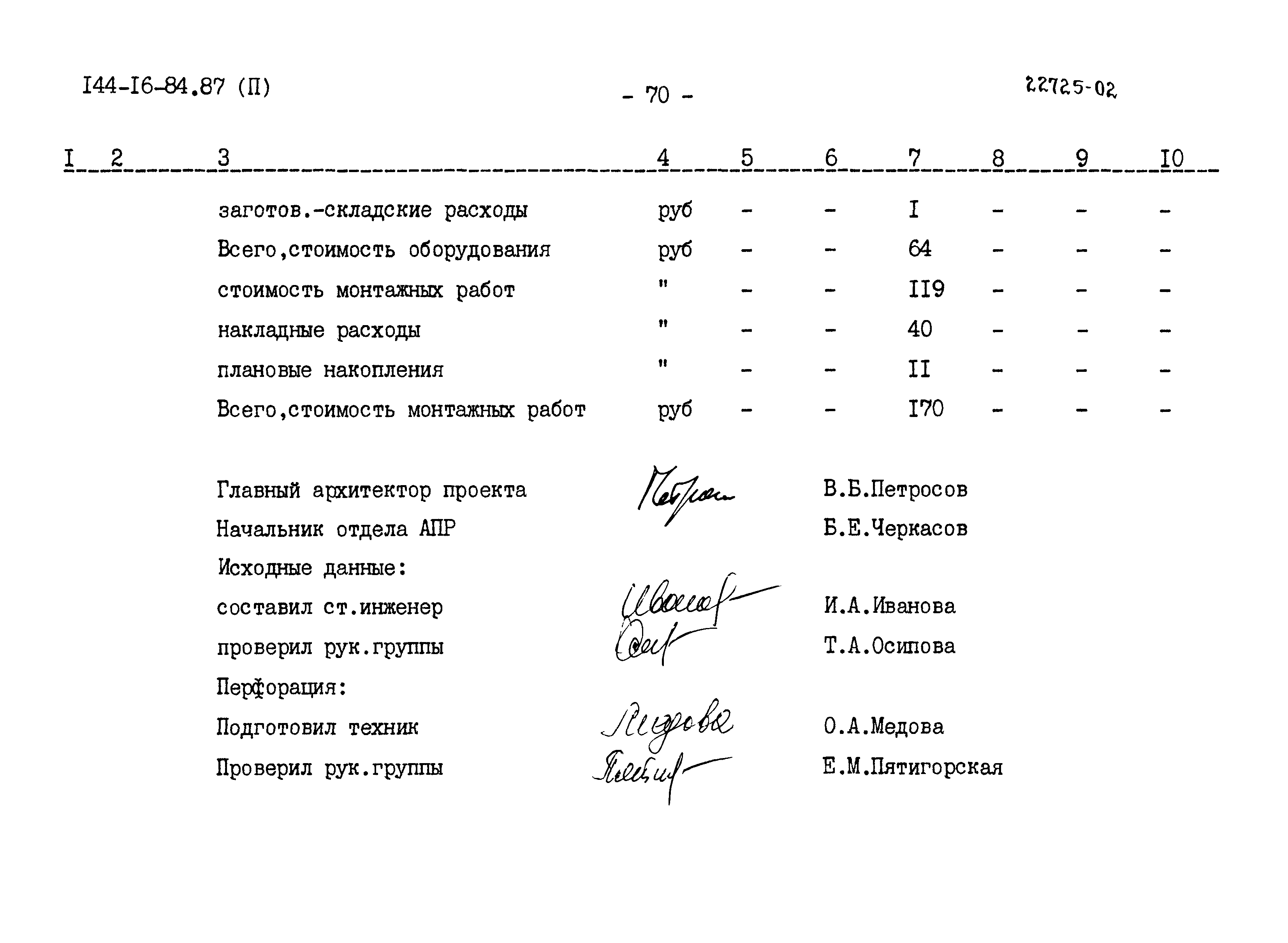 Типовой проект 144-16-84.87