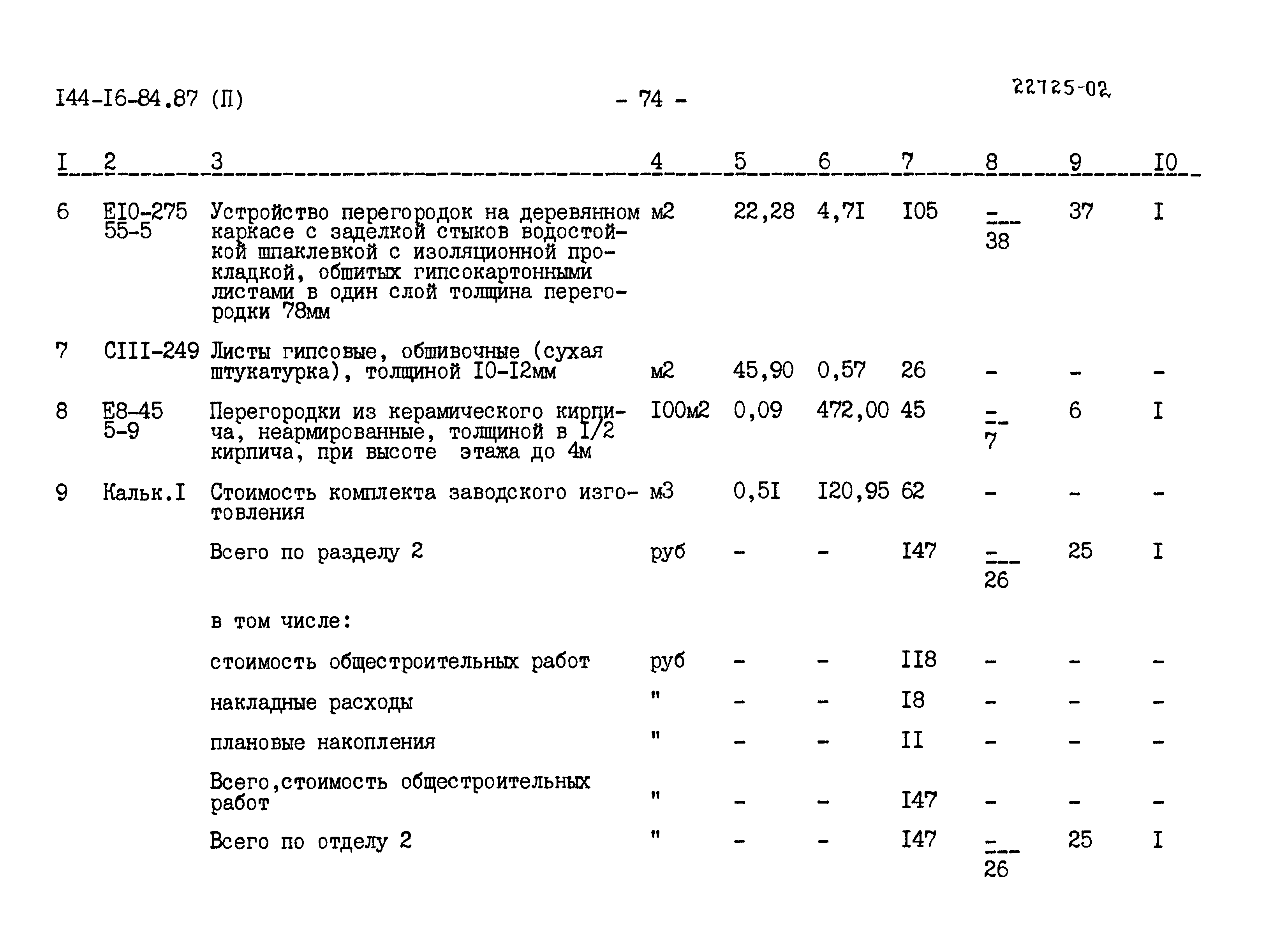 Типовой проект 144-16-84.87
