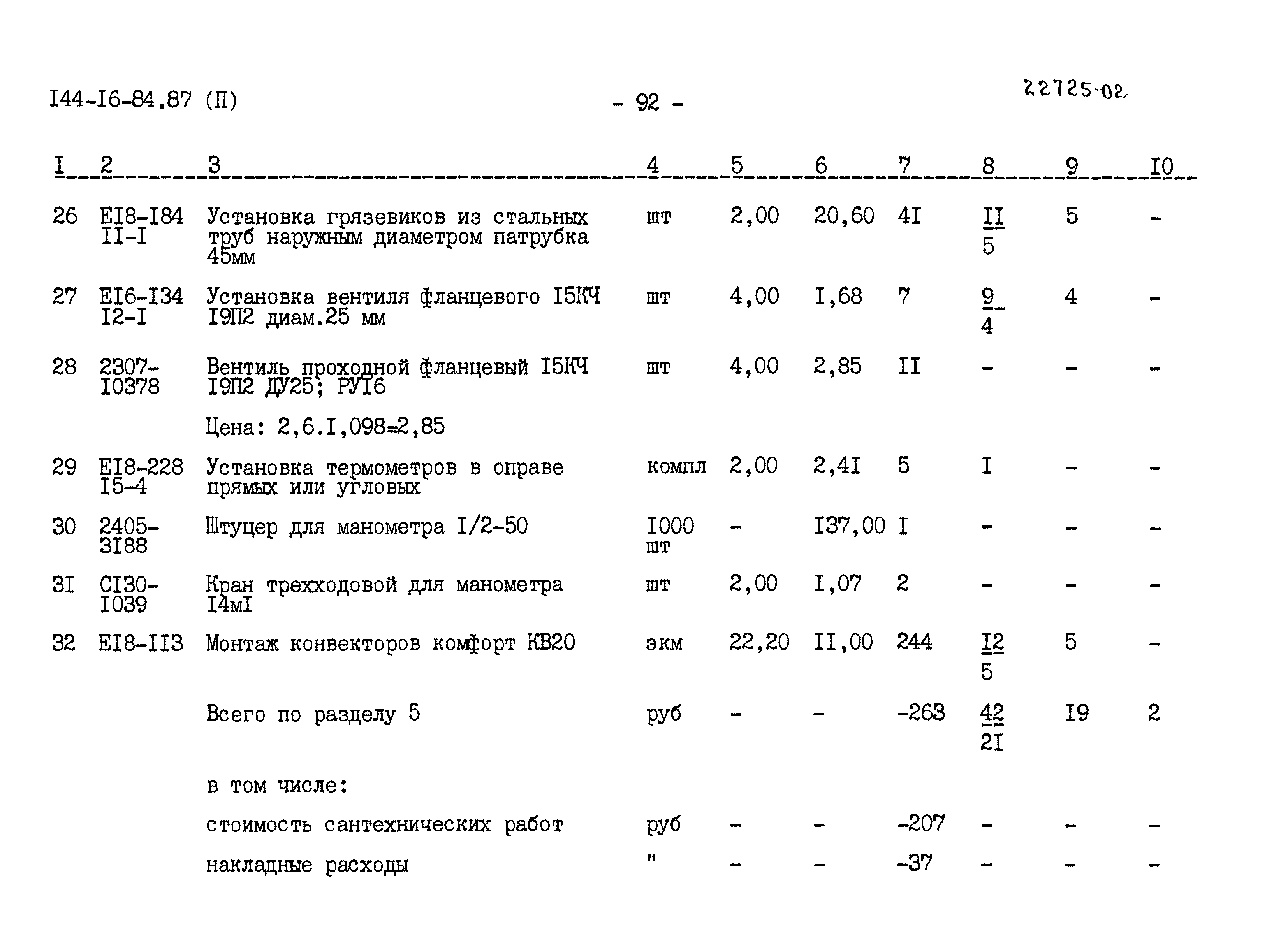 Типовой проект 144-16-84.87
