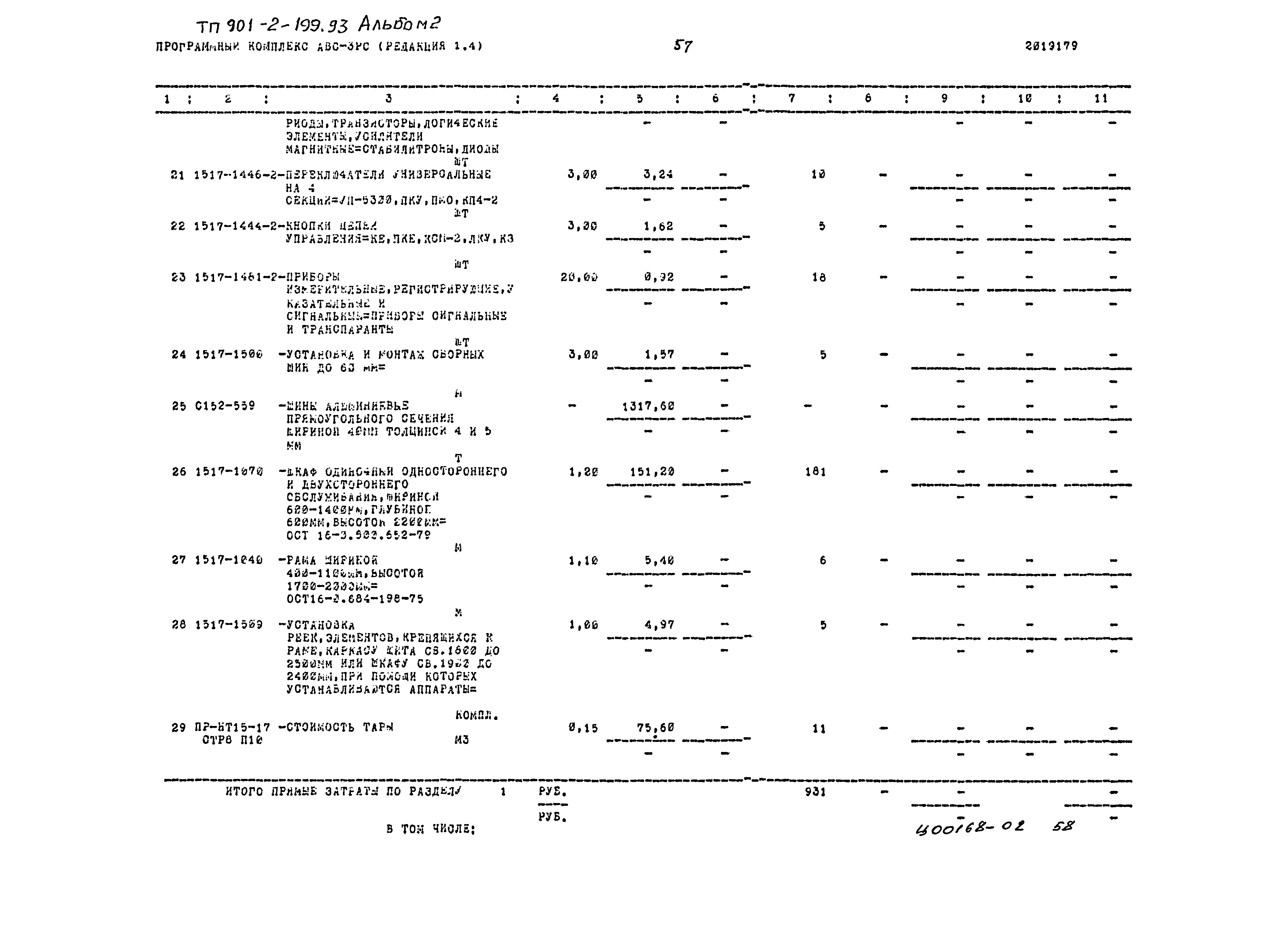 Типовой проект 901-2-199.93