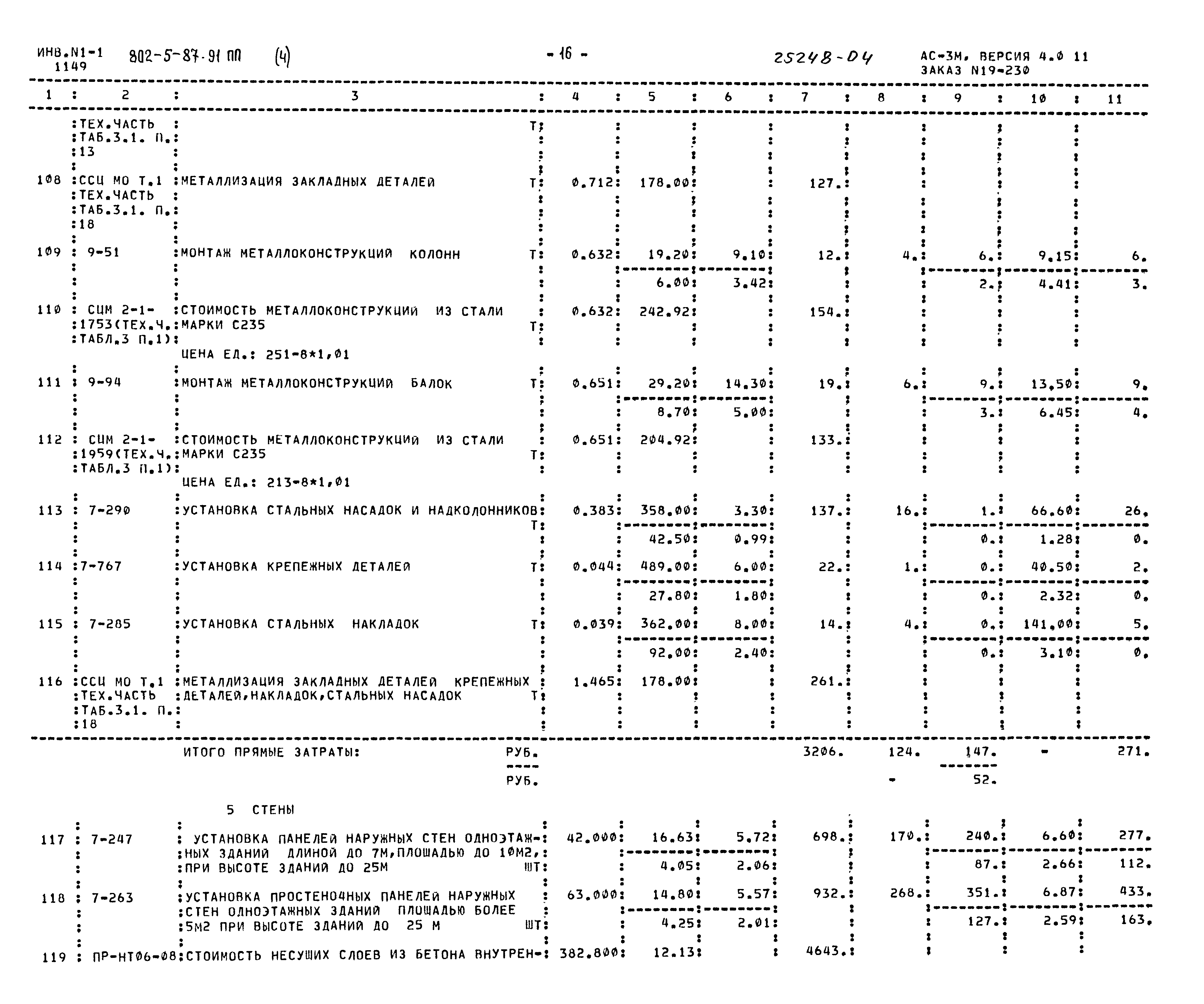 Типовой проект 802-5-87.91 ПП