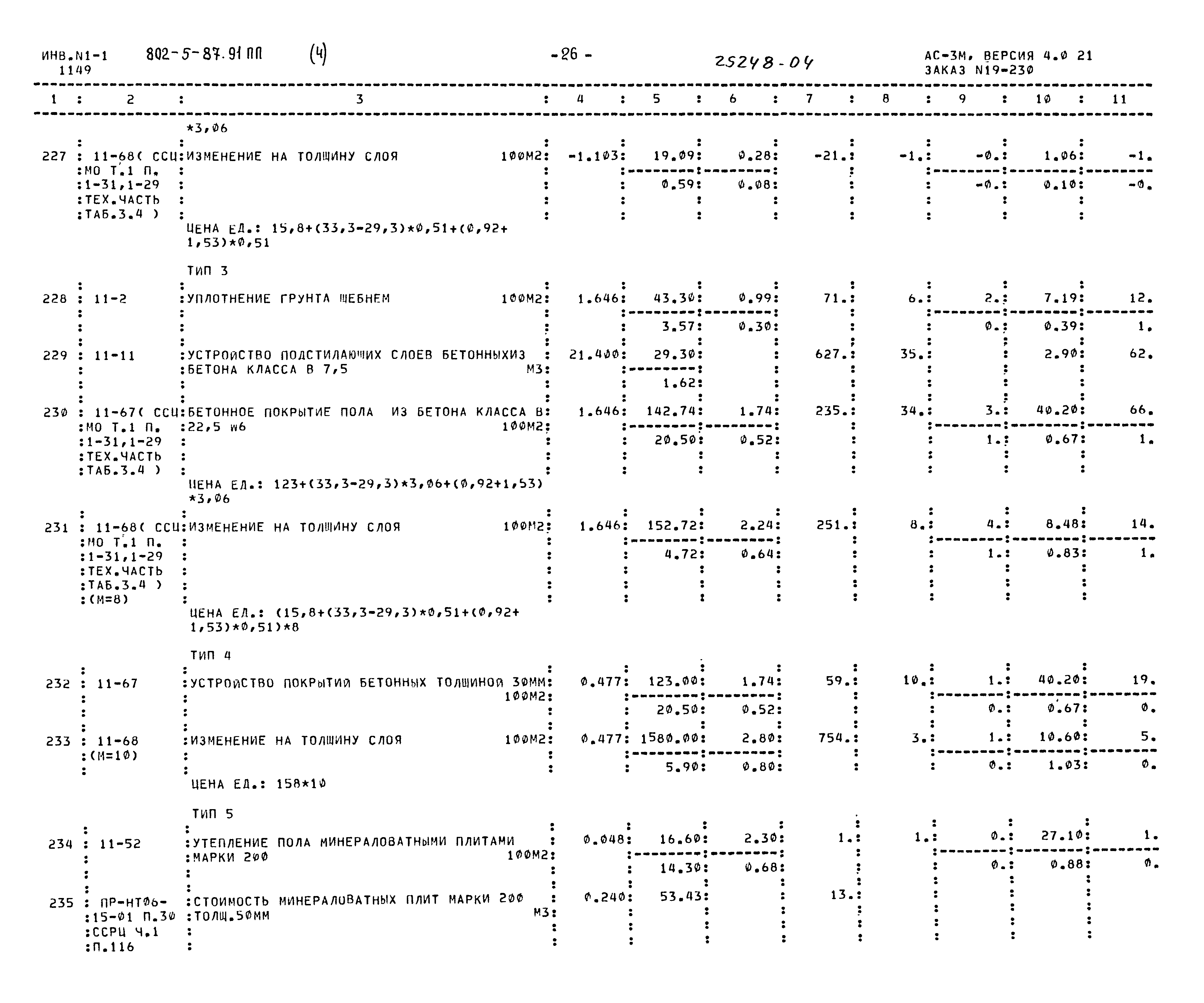 Типовой проект 802-5-87.91 ПП