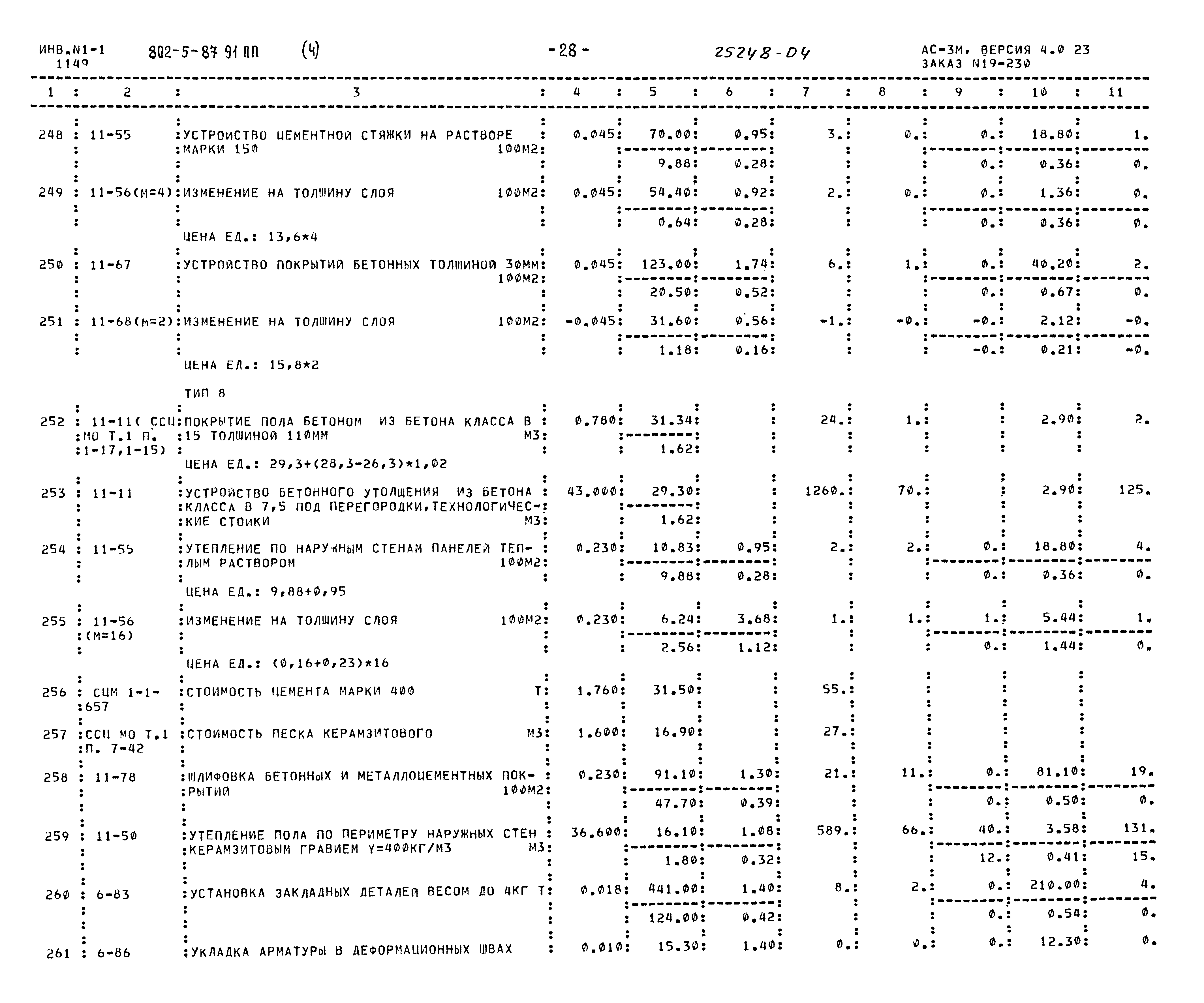 Типовой проект 802-5-87.91 ПП
