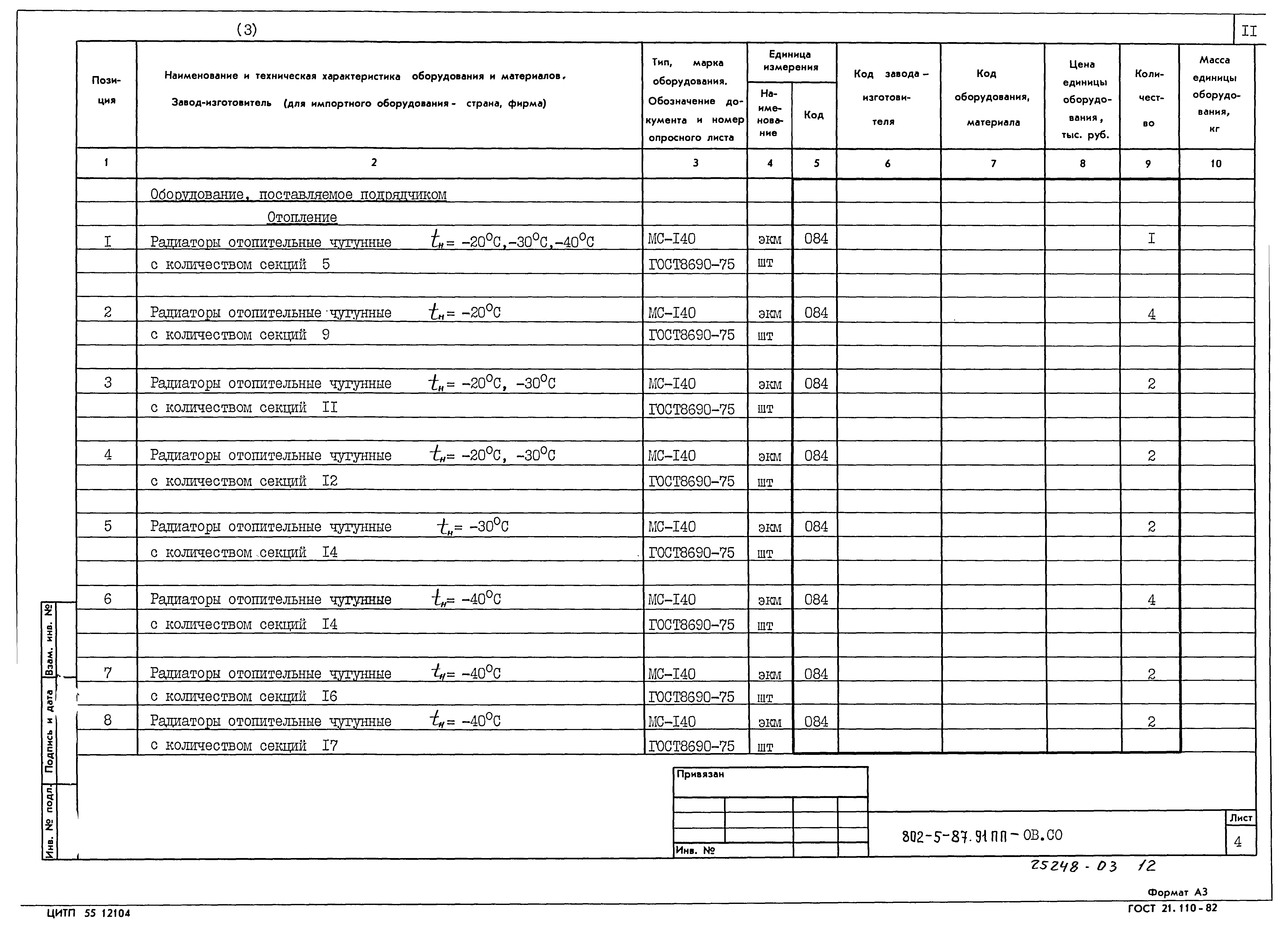 Типовой проект 802-5-87.91 ПП