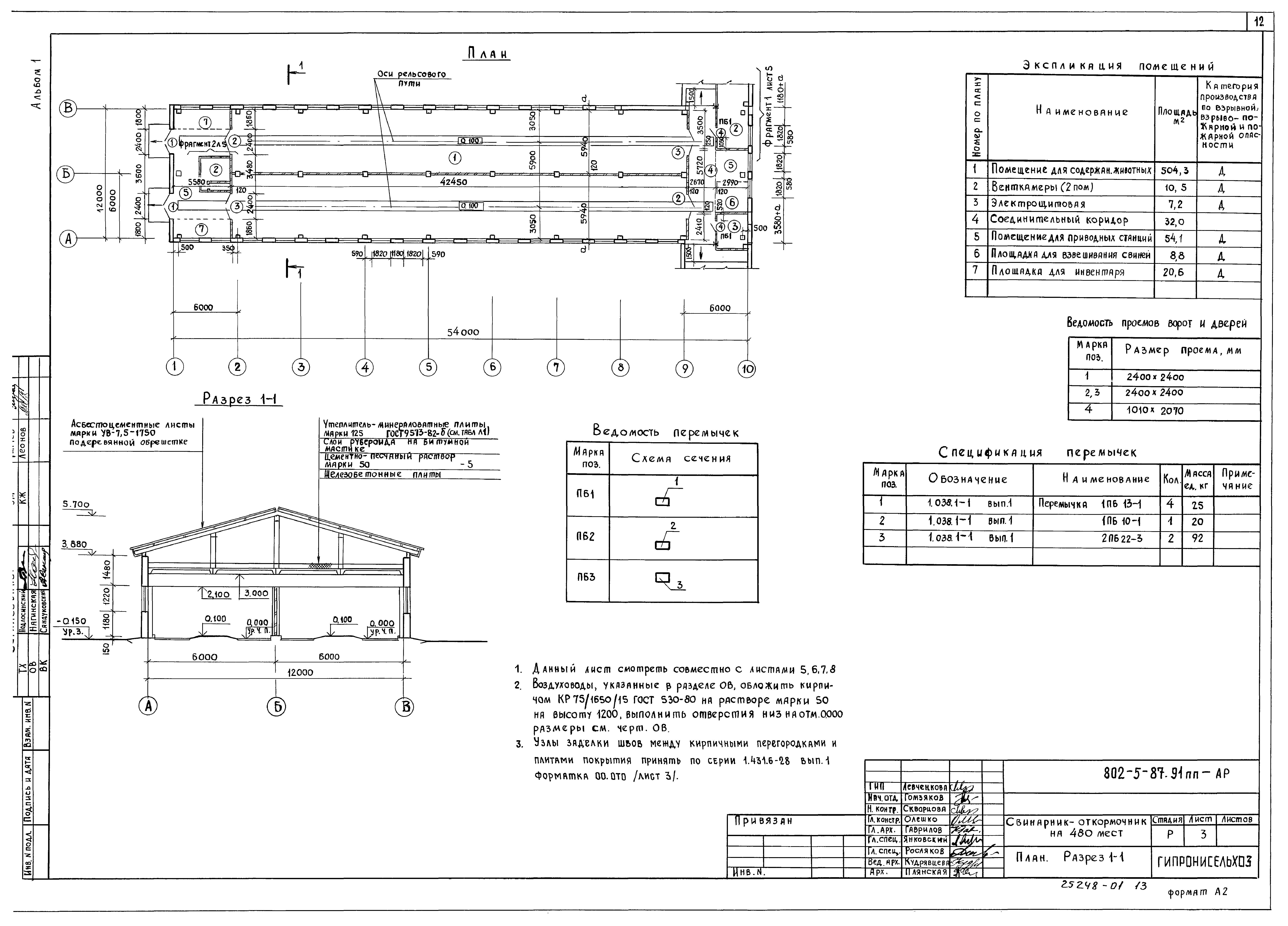 Типовой проект 802-5-87.91 ПП
