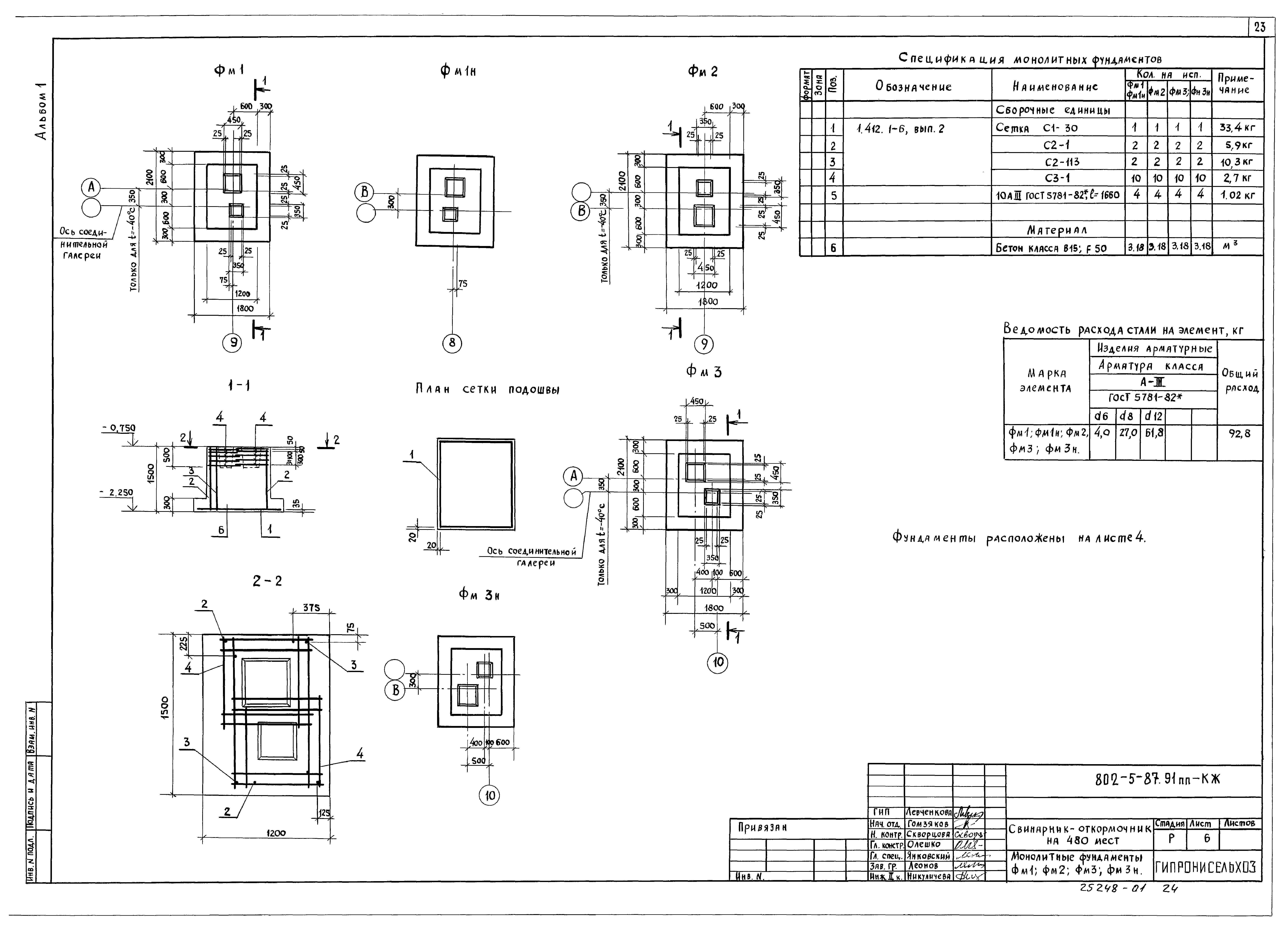 Типовой проект 802-5-87.91 ПП