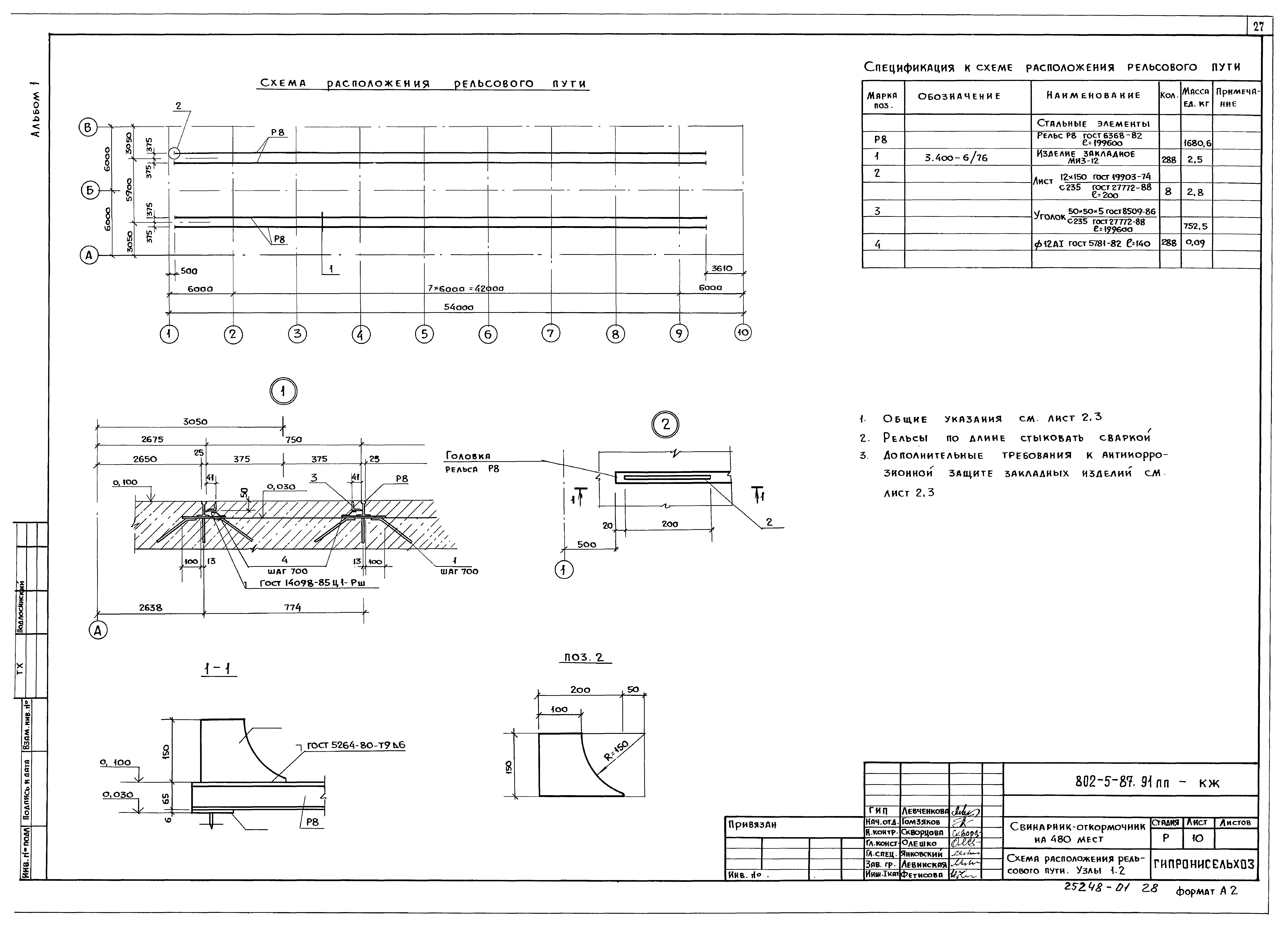Типовой проект 802-5-87.91 ПП