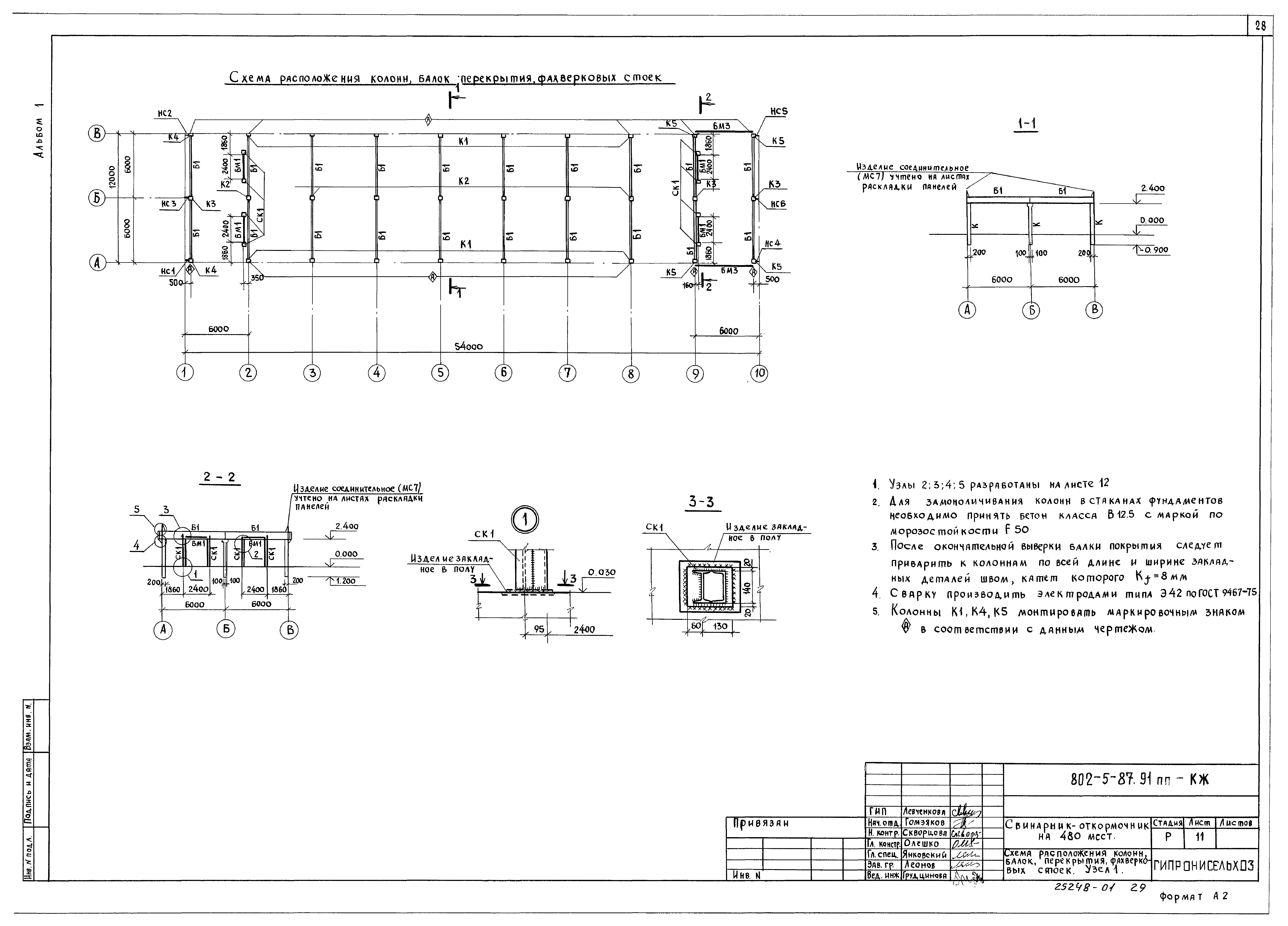 Типовой проект 802-5-87.91 ПП