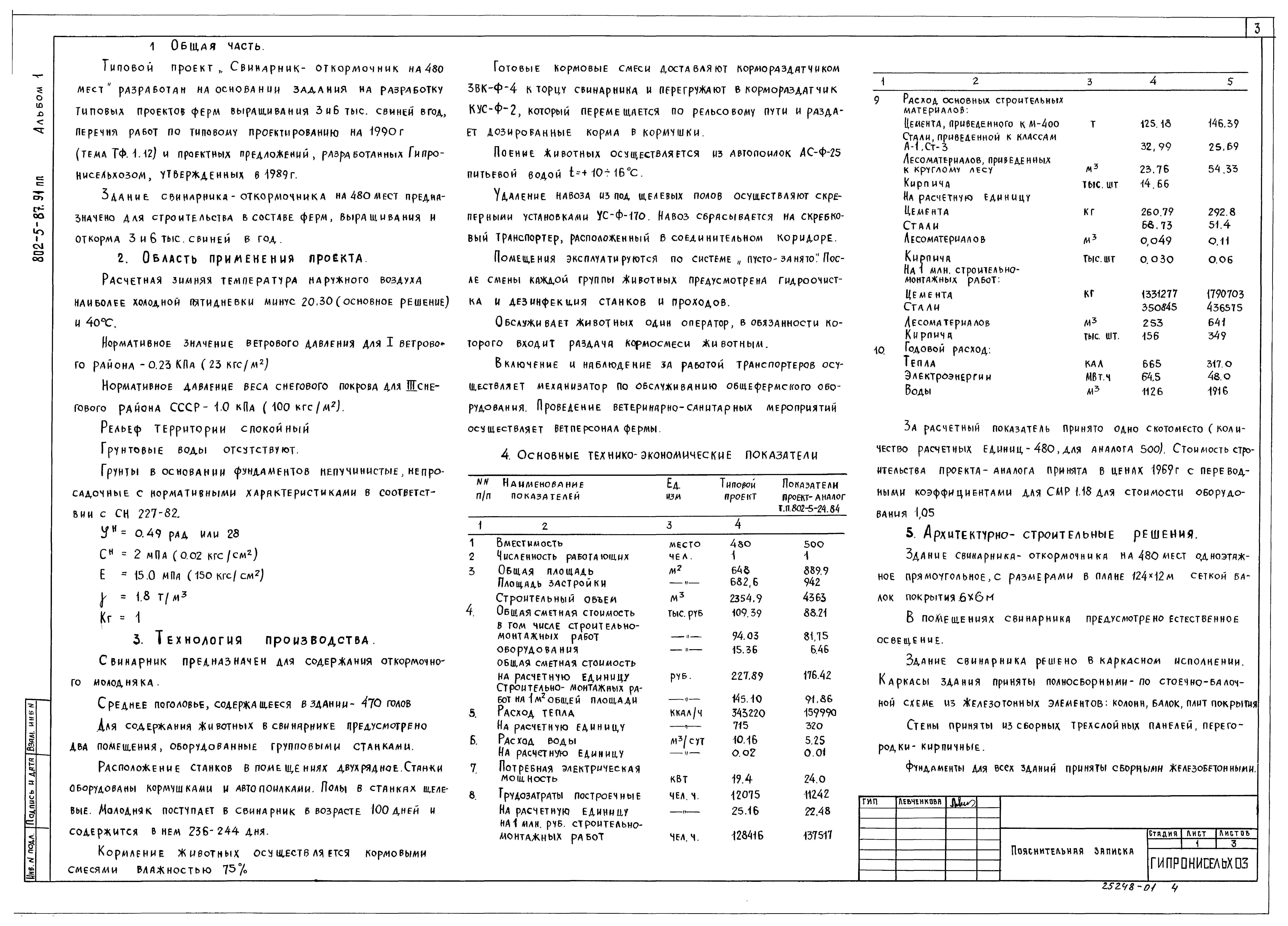 Типовой проект 802-5-87.91 ПП