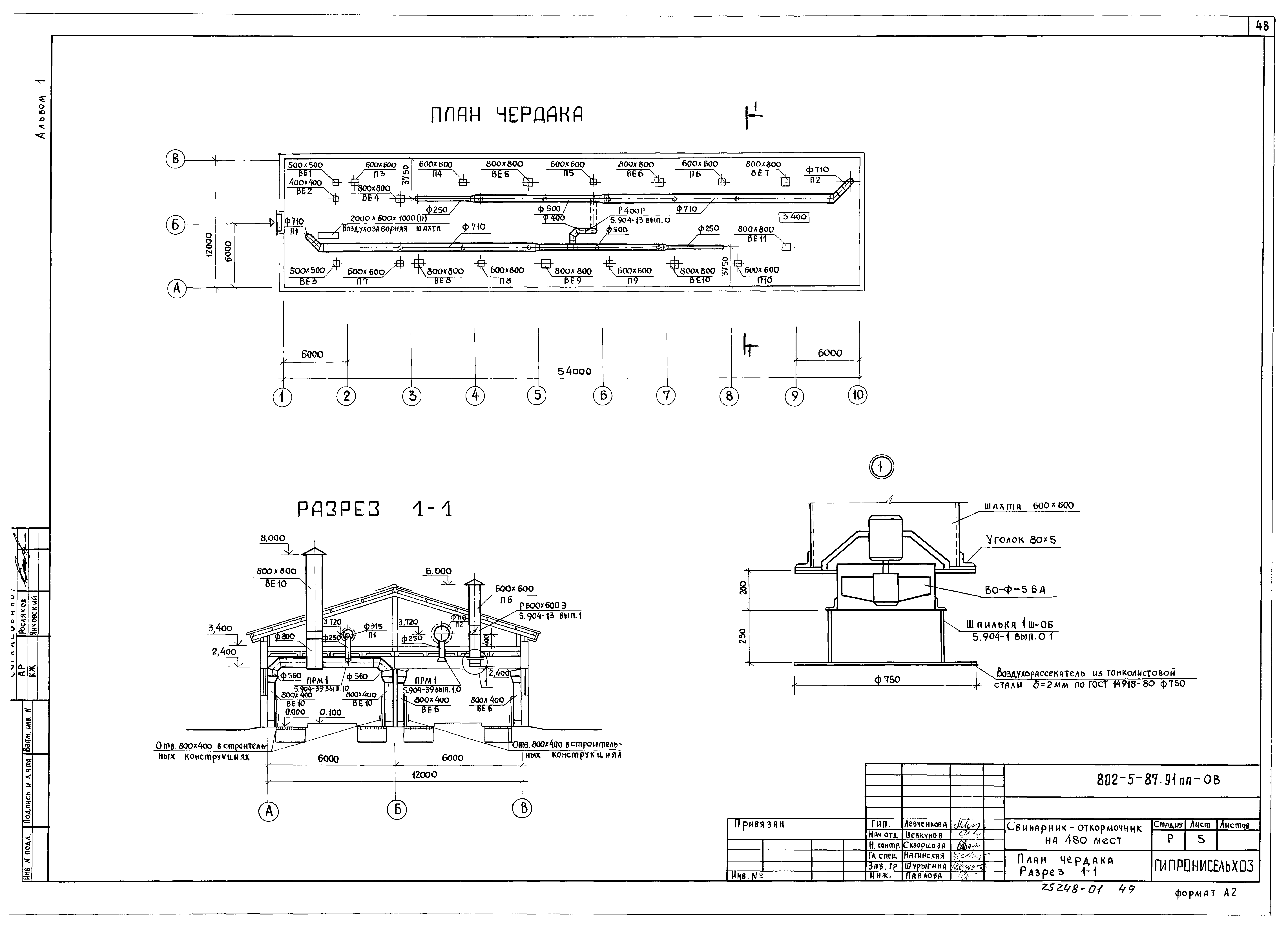 Типовой проект 802-5-87.91 ПП