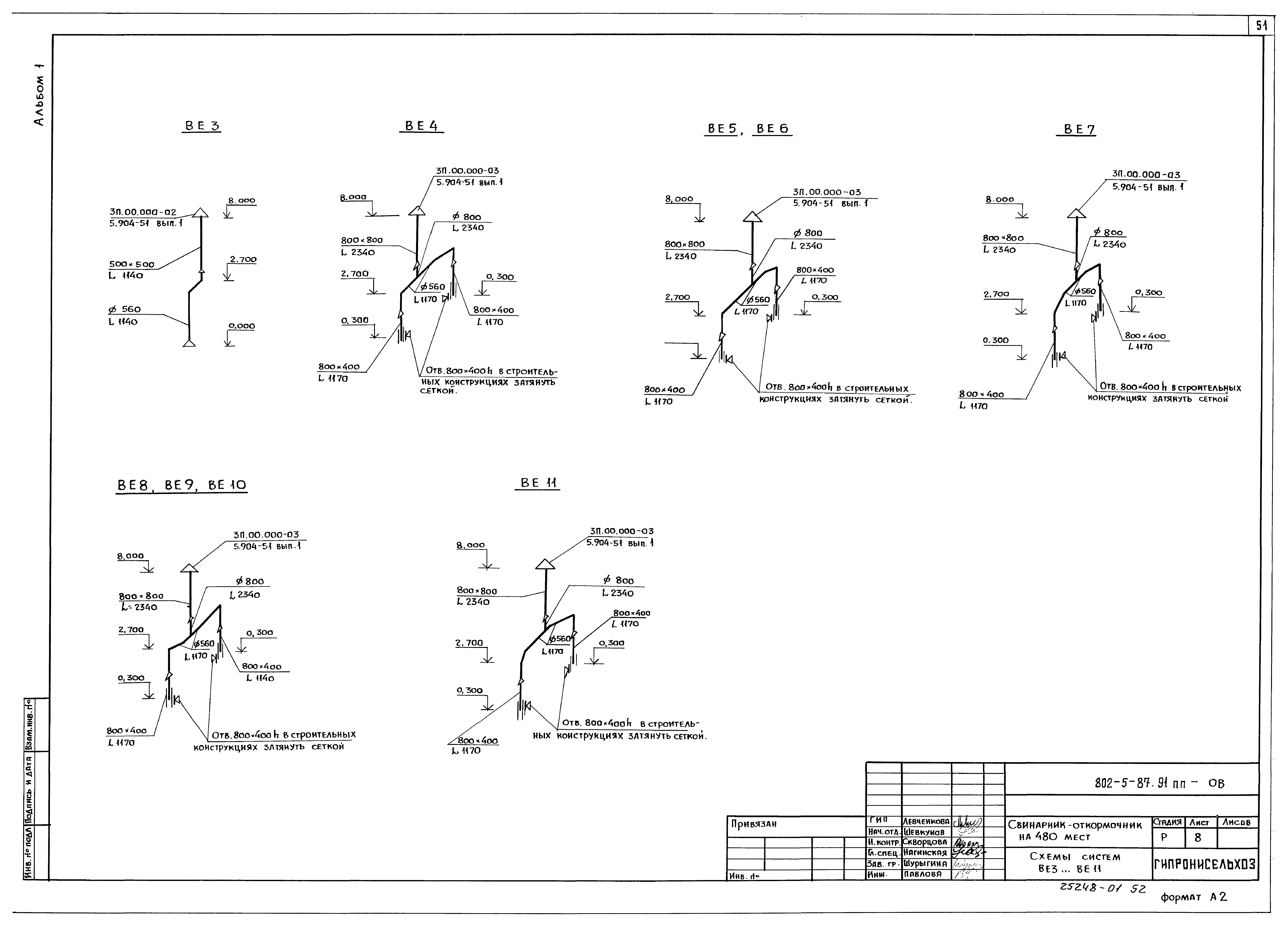 Типовой проект 802-5-87.91 ПП