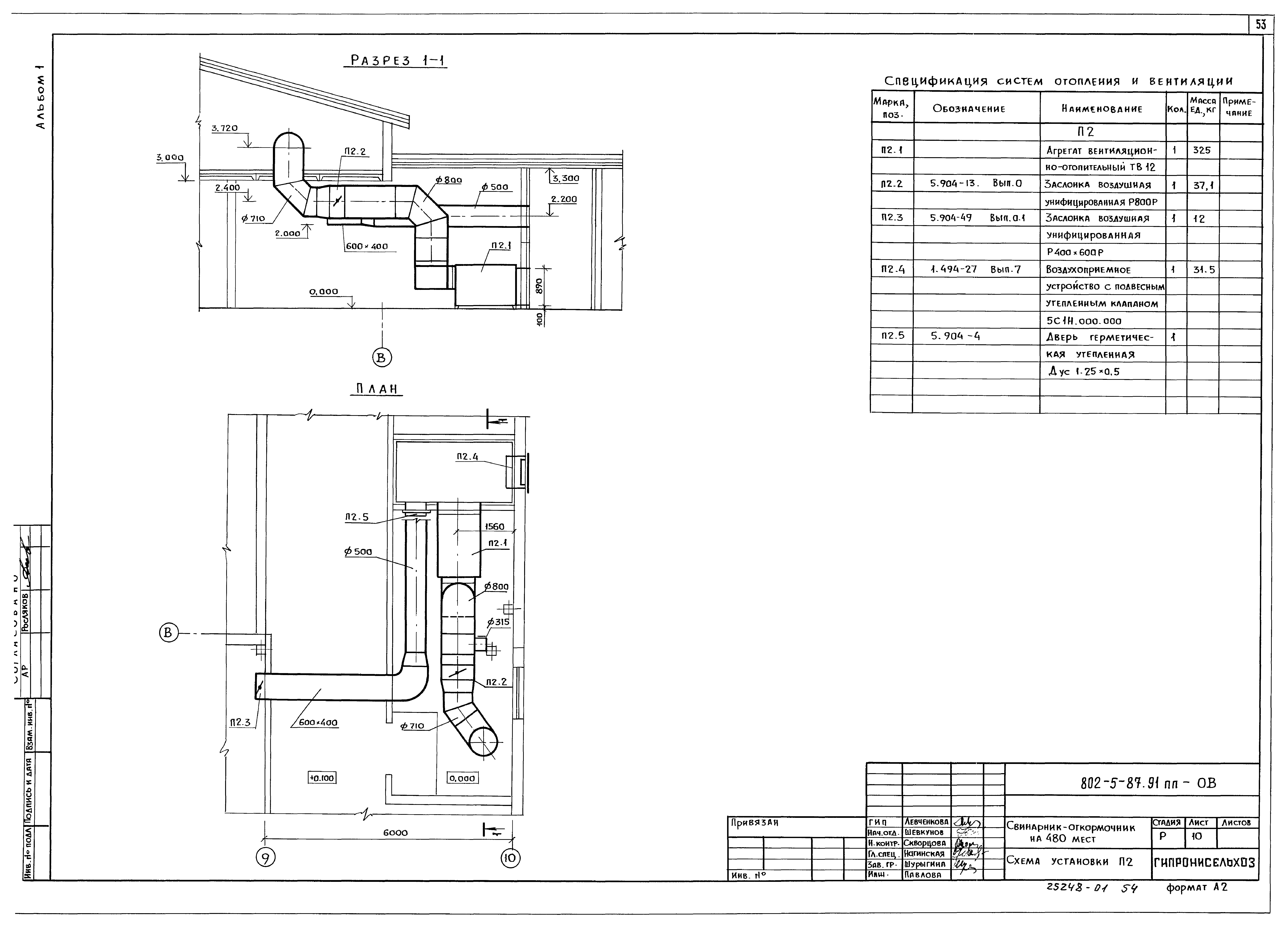 Типовой проект 802-5-87.91 ПП