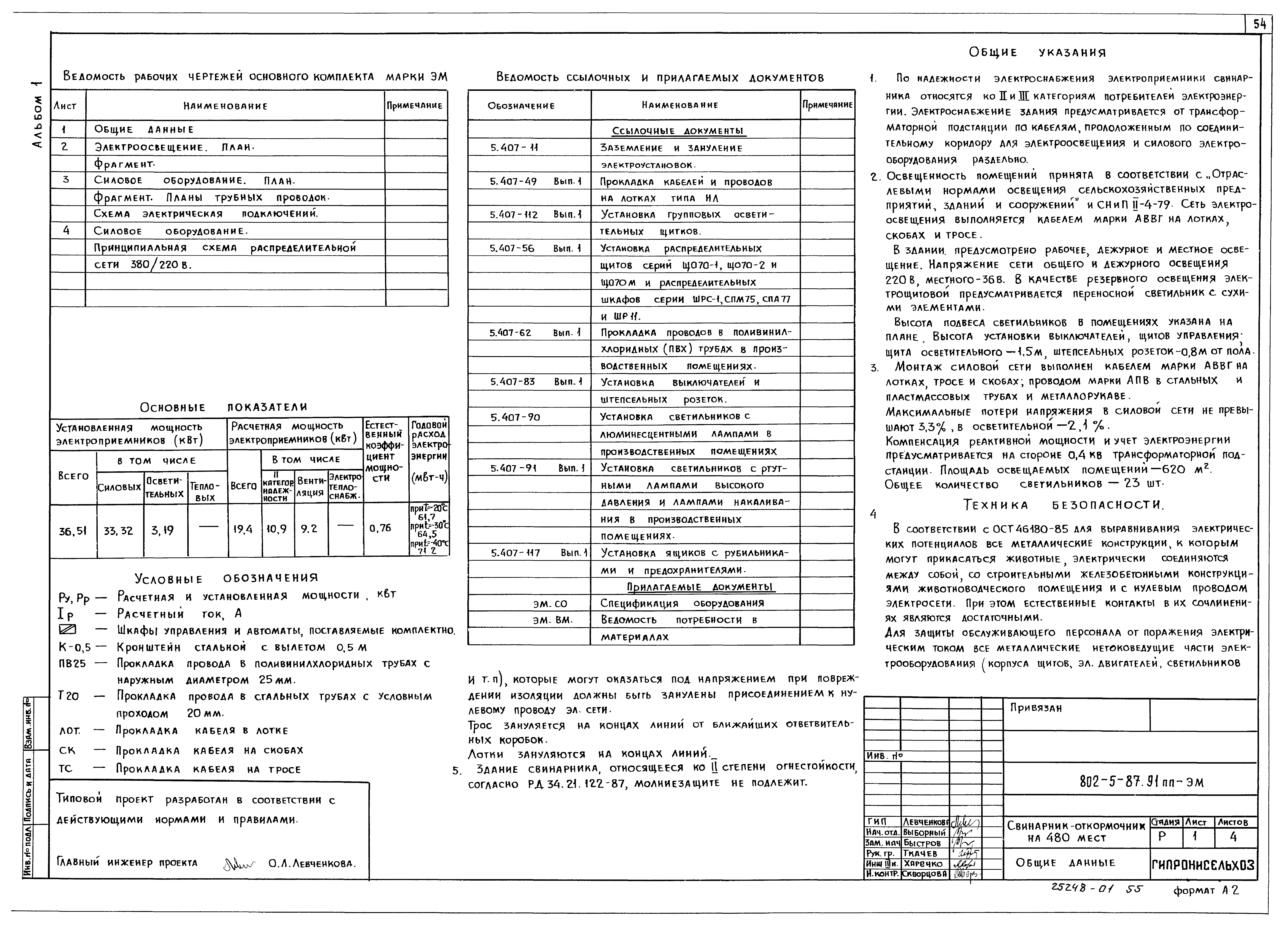 Типовой проект 802-5-87.91 ПП