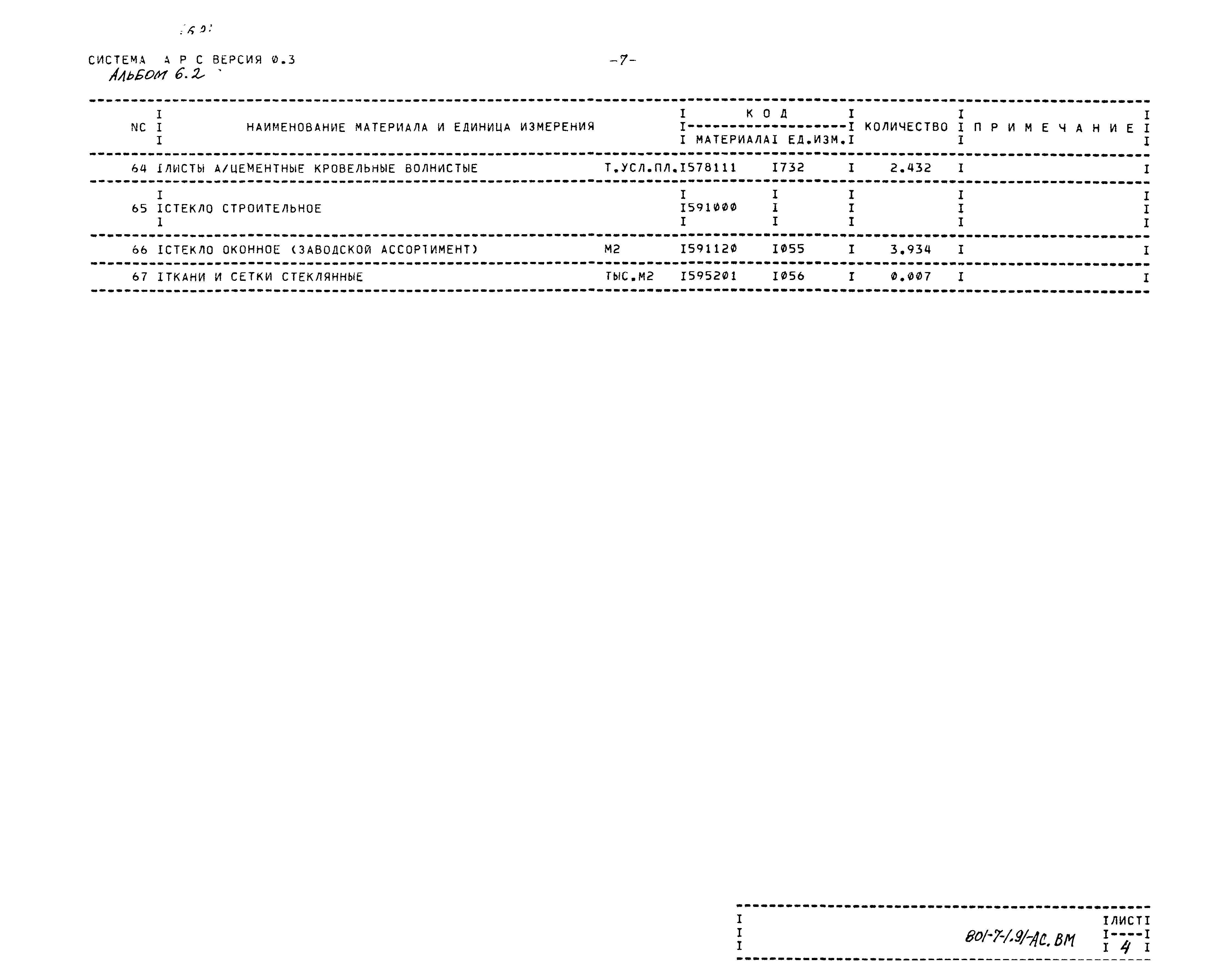 Типовой проект 801-7-1.91
