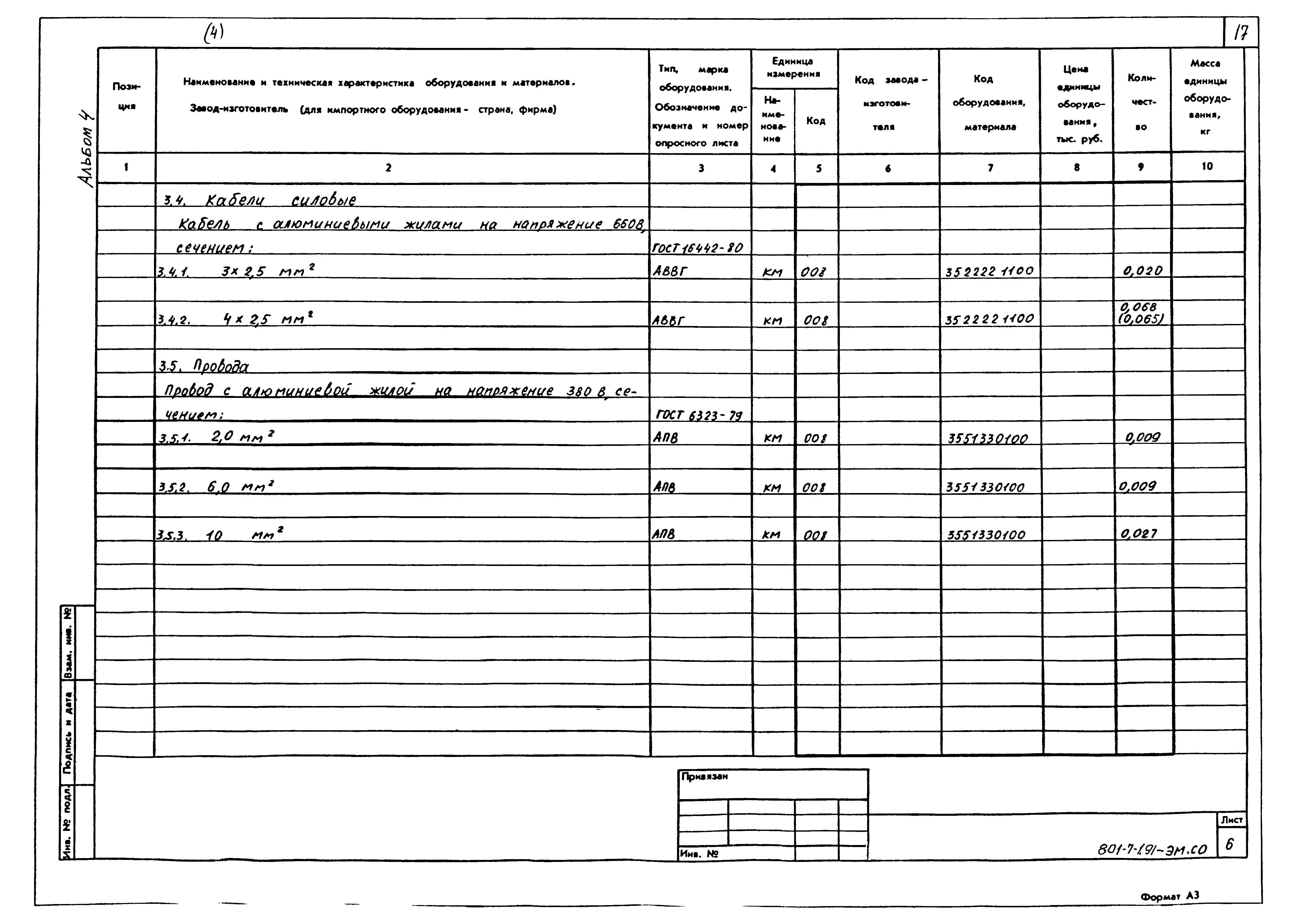 Типовой проект 801-7-1.91
