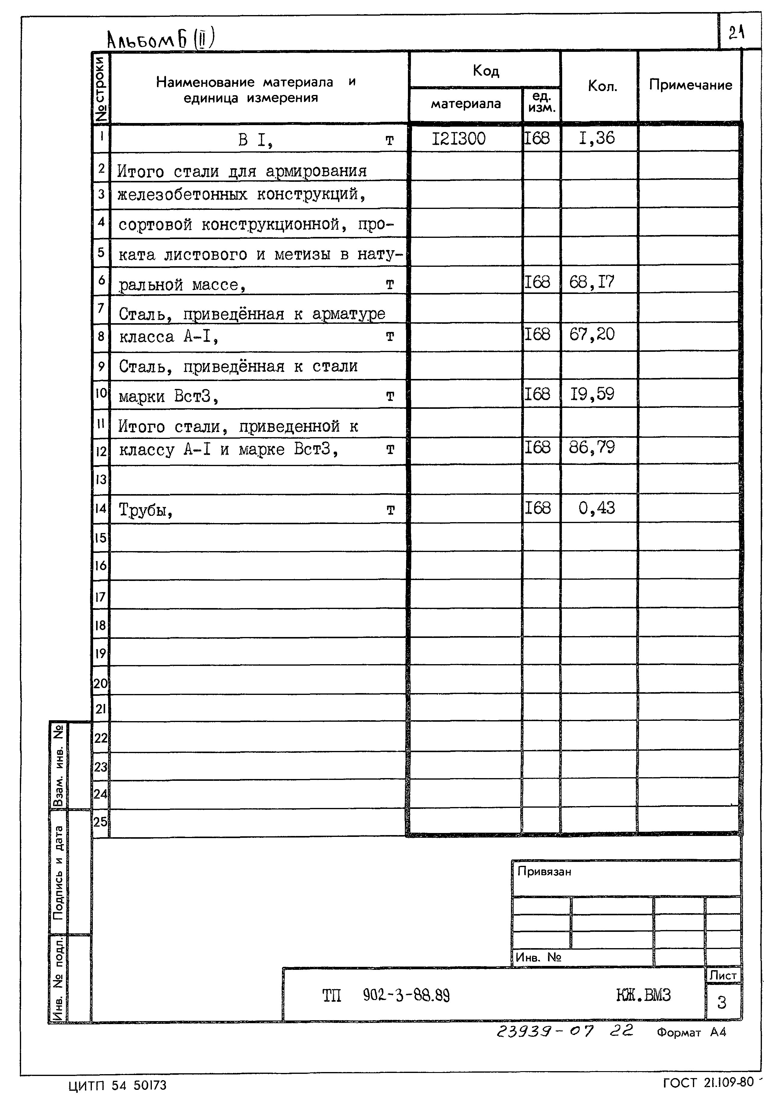 Типовой проект 902-3-88.89