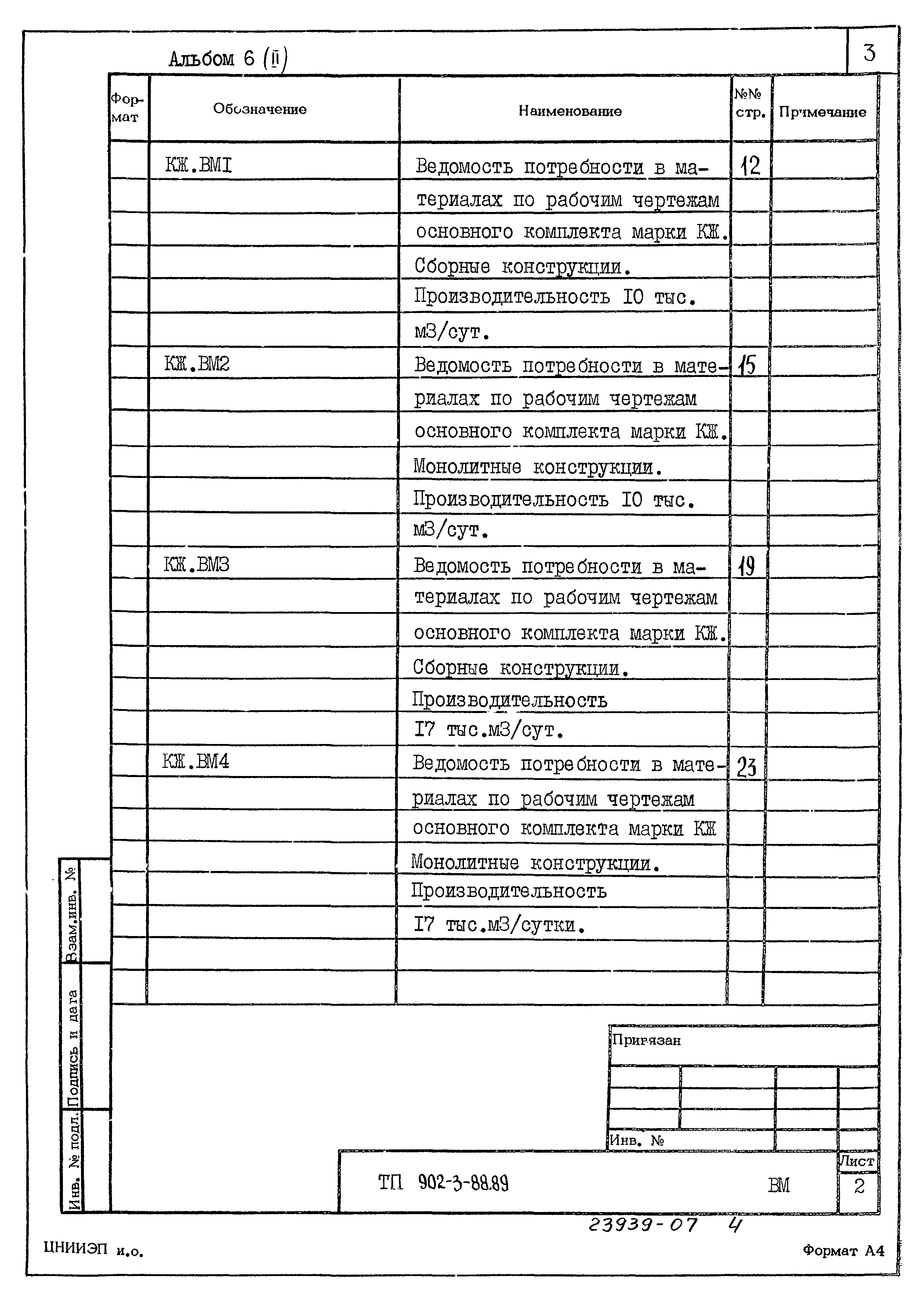 Типовой проект 902-3-88.89
