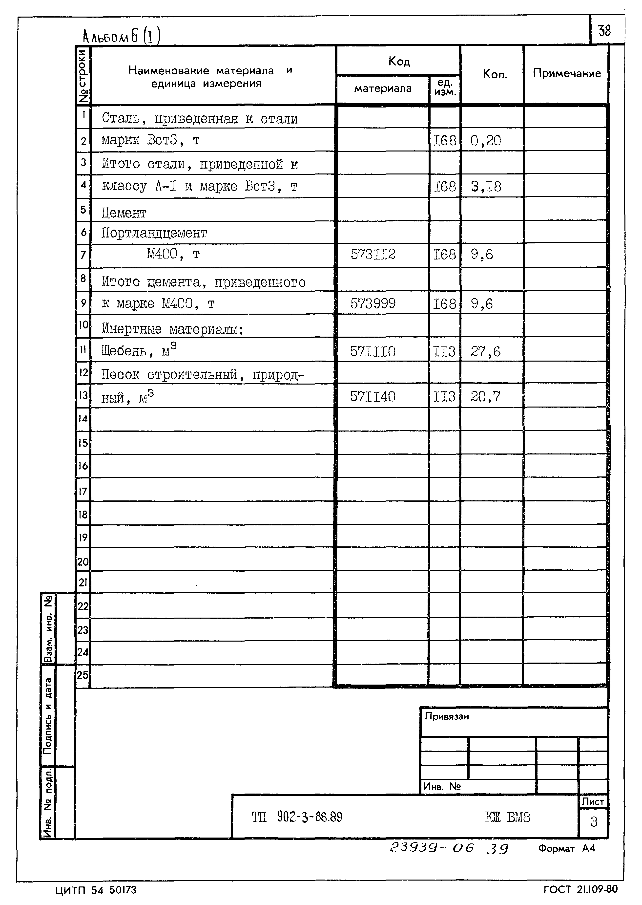 Типовой проект 902-3-88.89