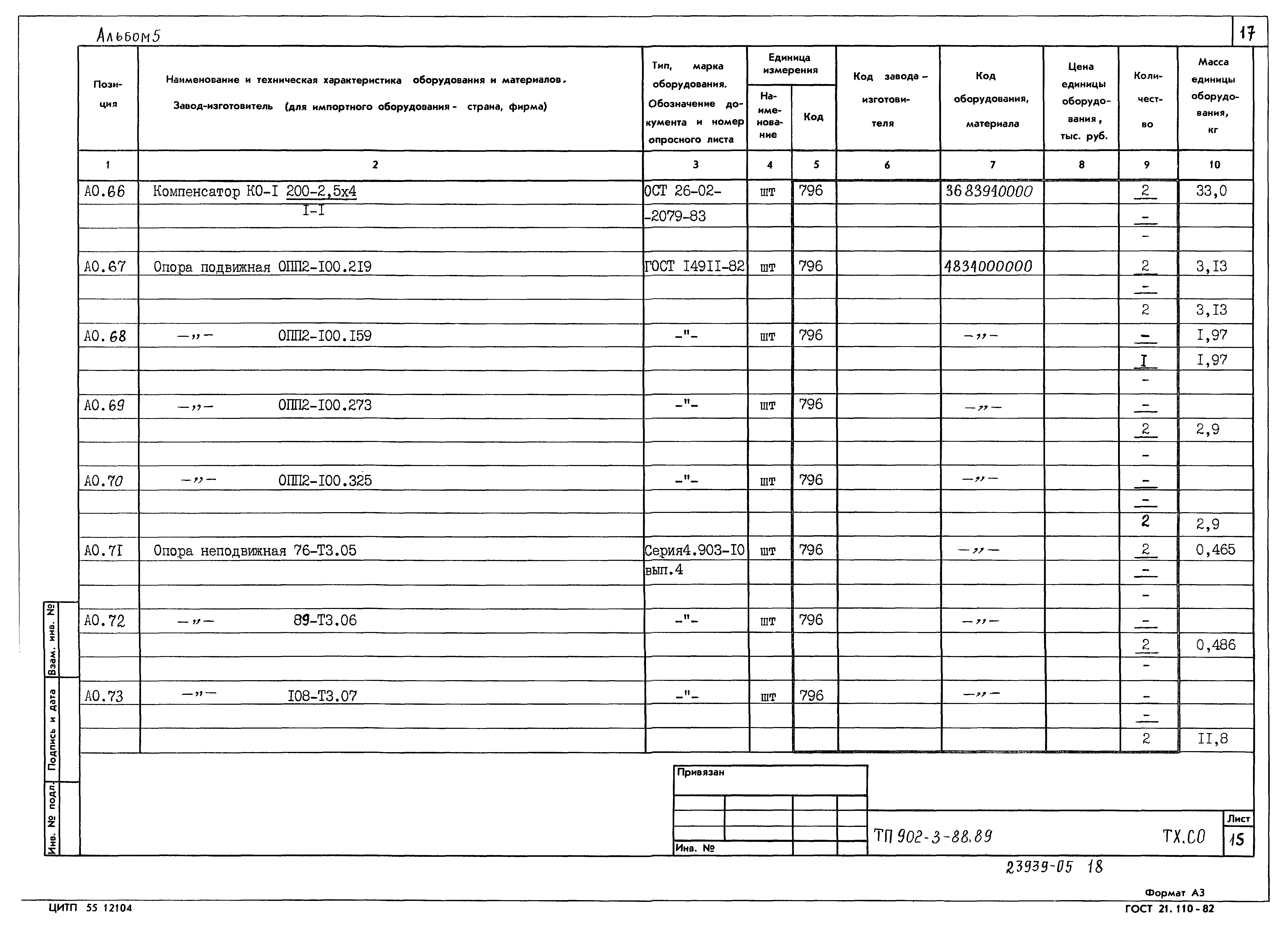 Типовой проект 902-3-88.89