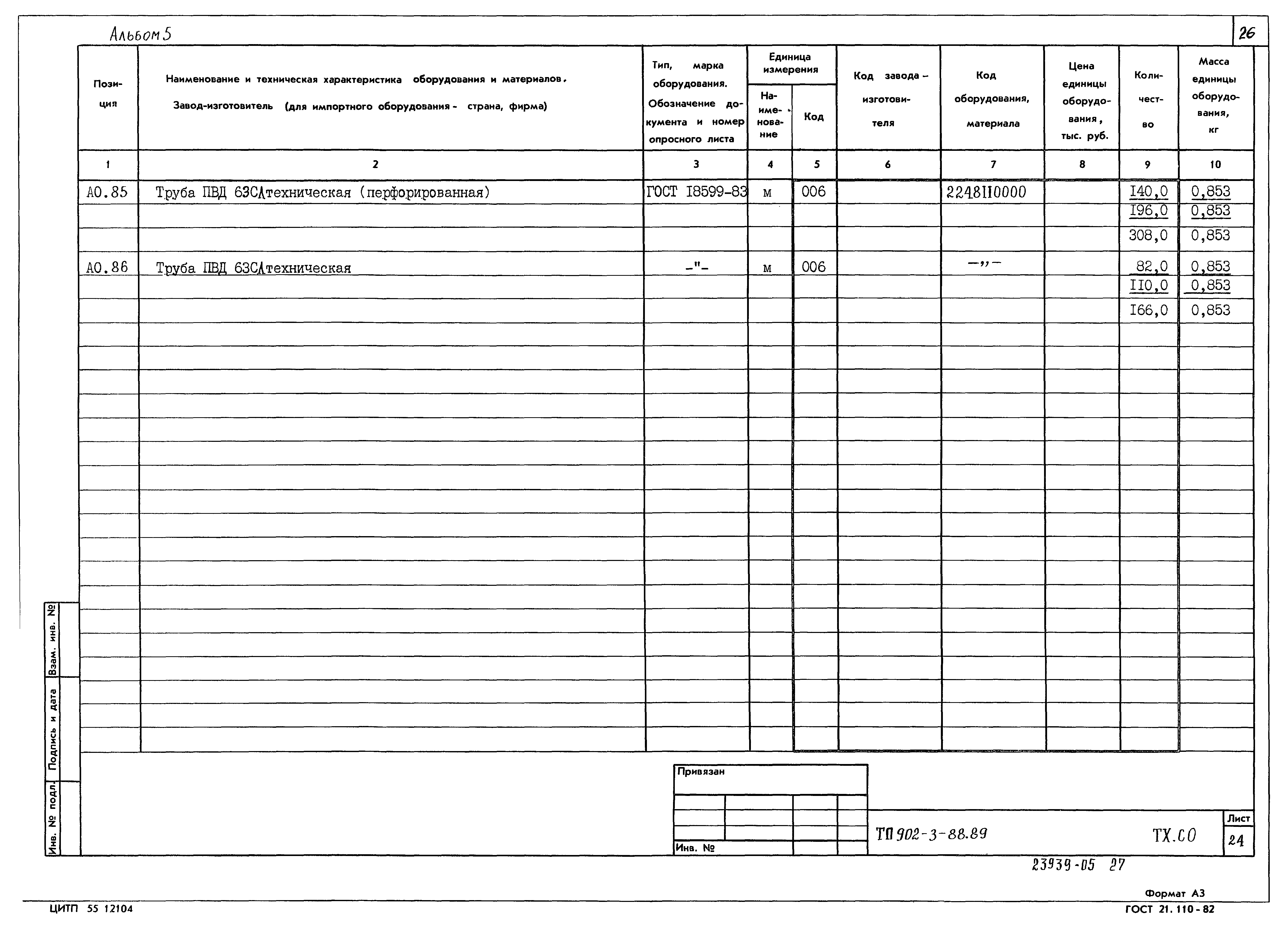 Типовой проект 902-3-88.89
