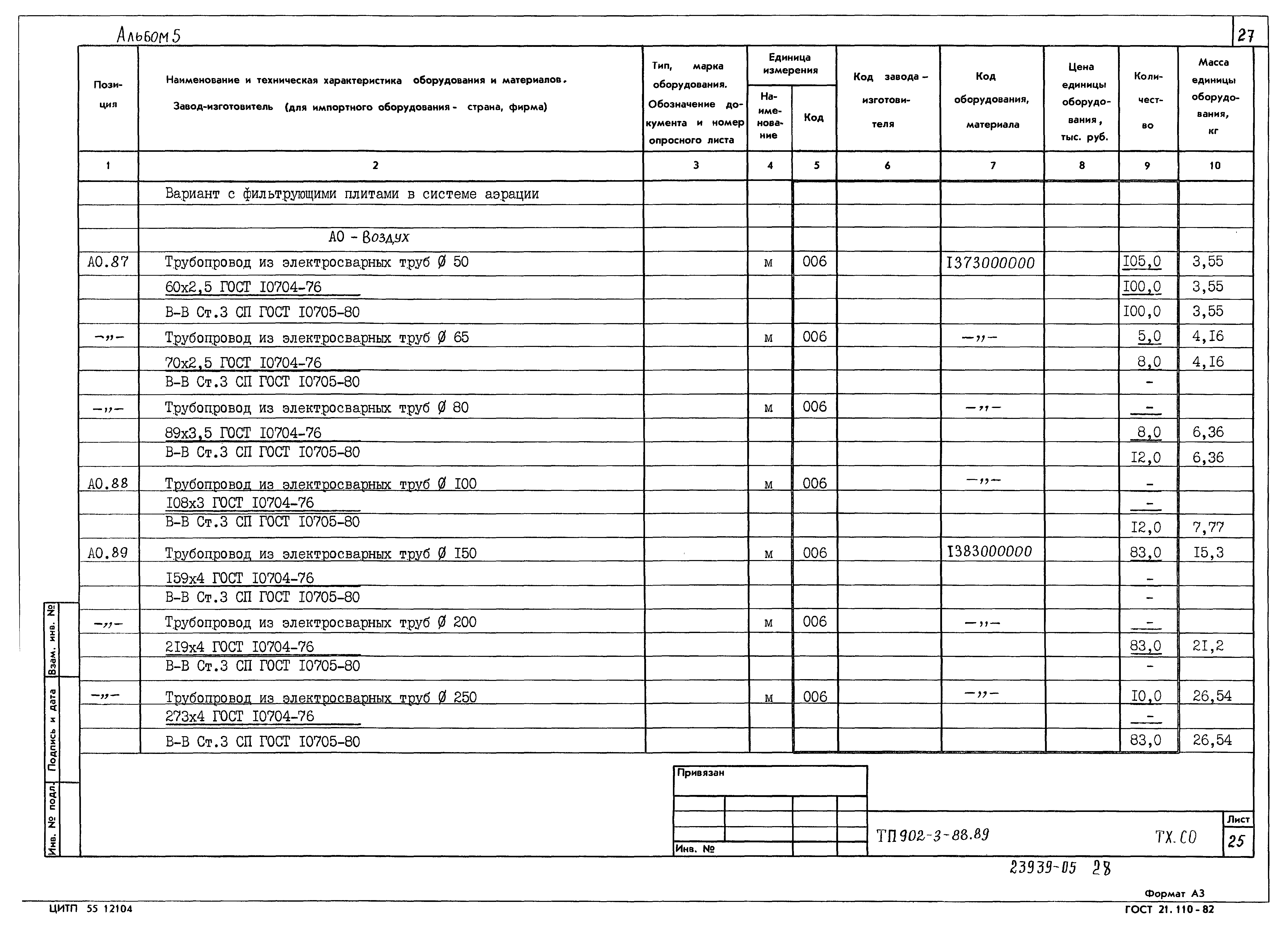 Типовой проект 902-3-88.89
