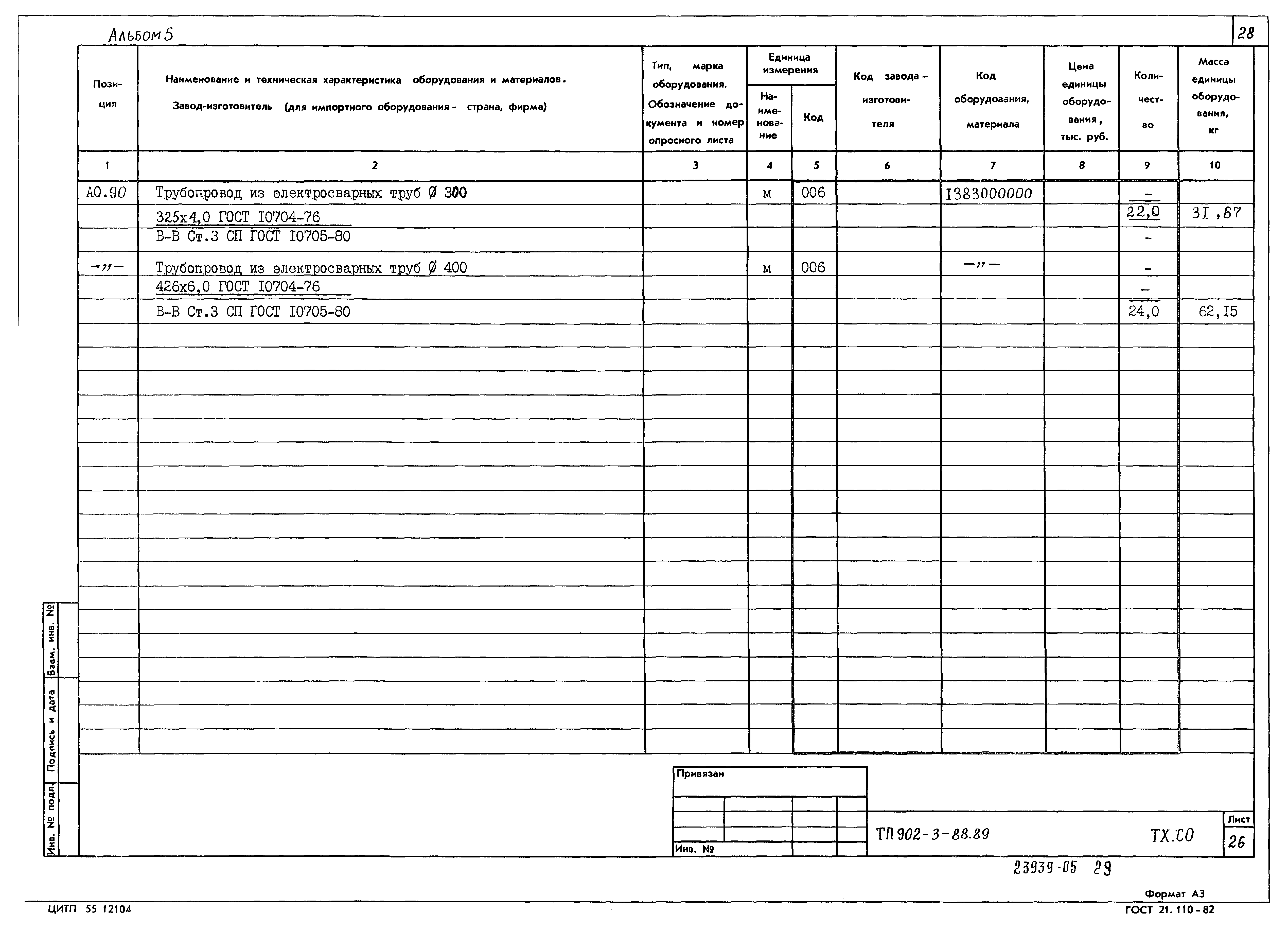 Типовой проект 902-3-88.89