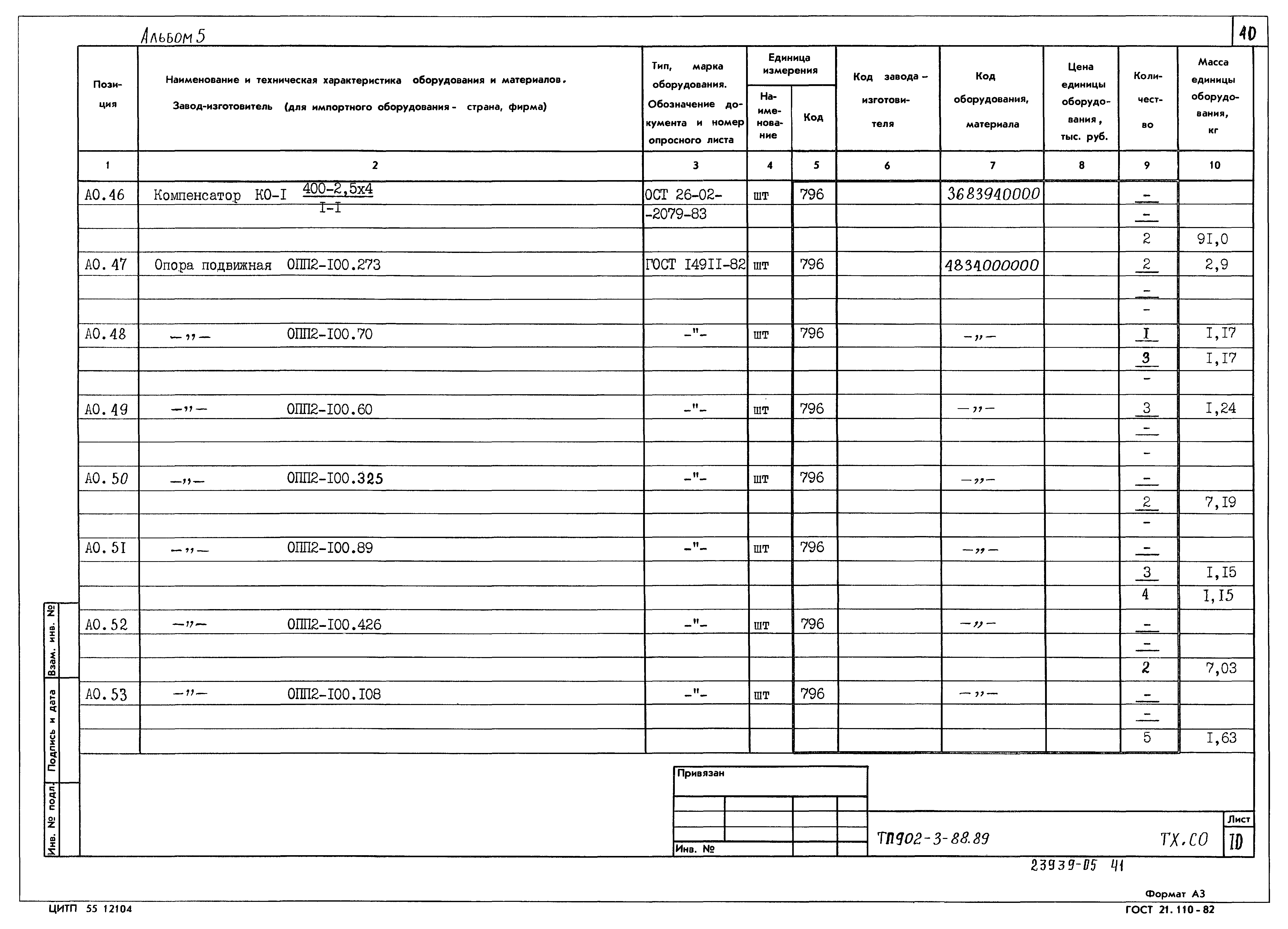 Типовой проект 902-3-88.89