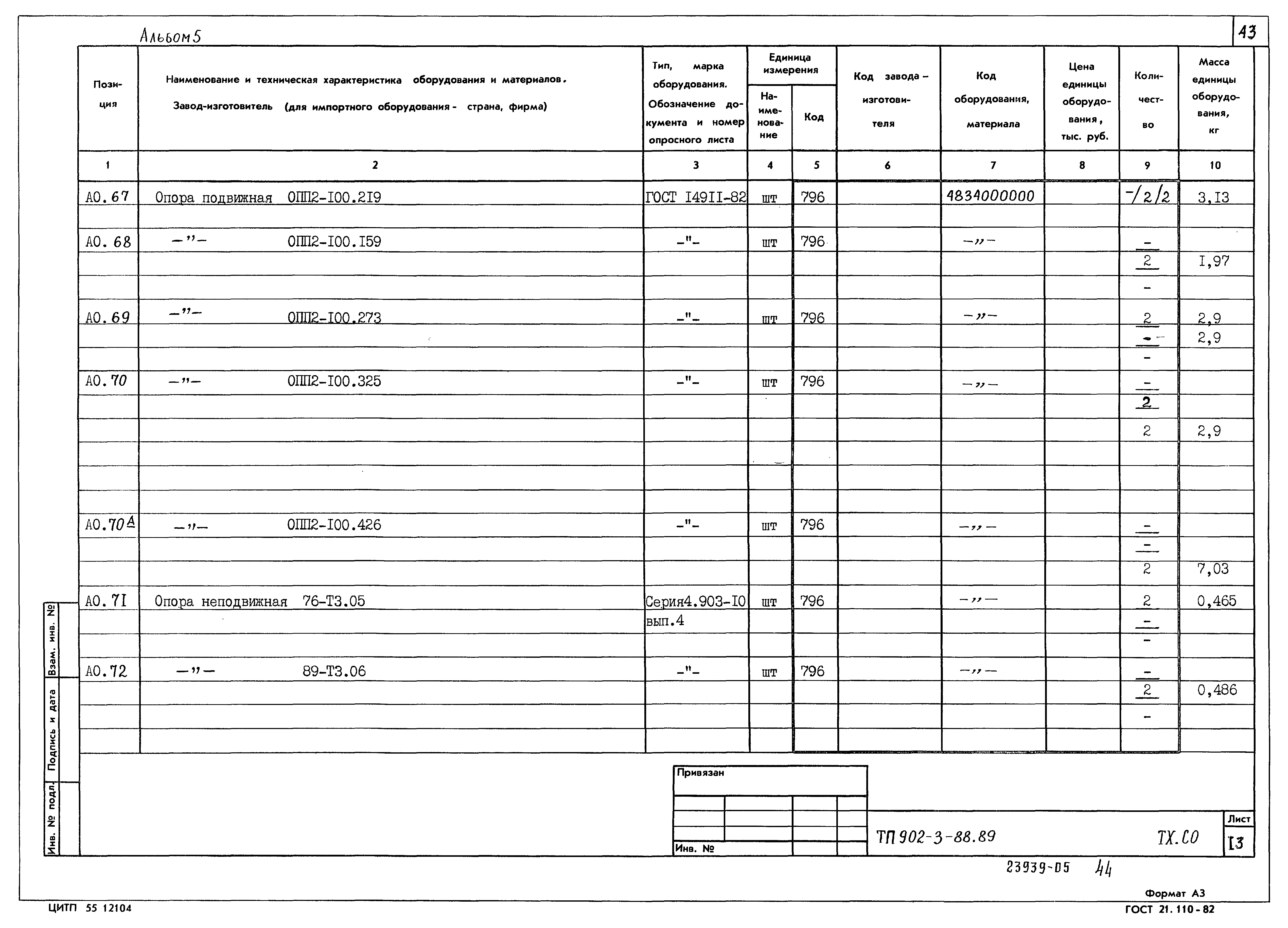Типовой проект 902-3-88.89