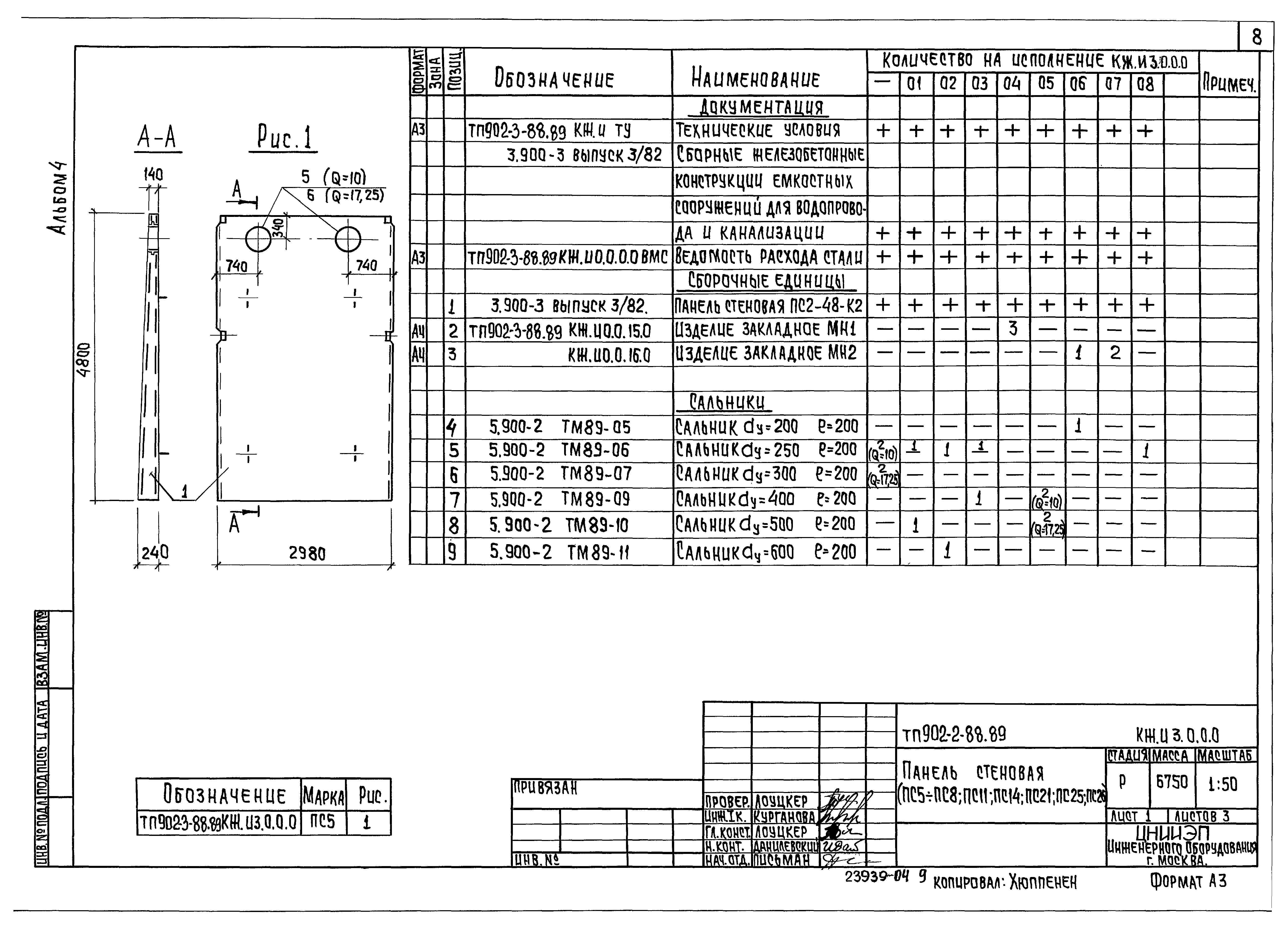 Типовой проект 902-3-88.89