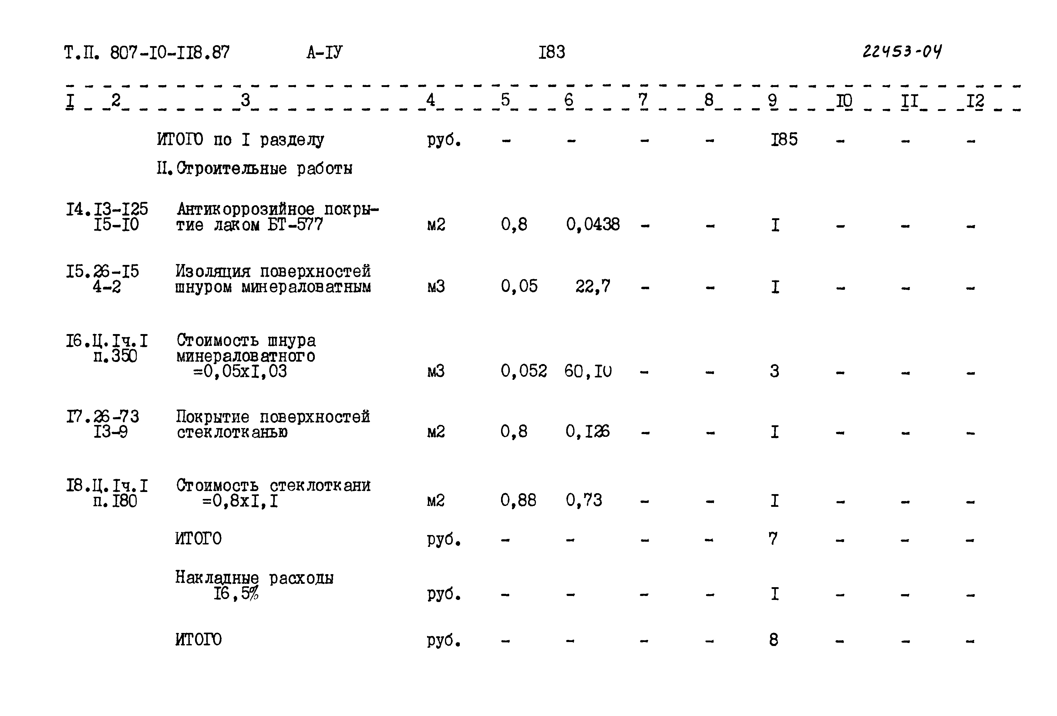 Типовой проект 807-10-118.87