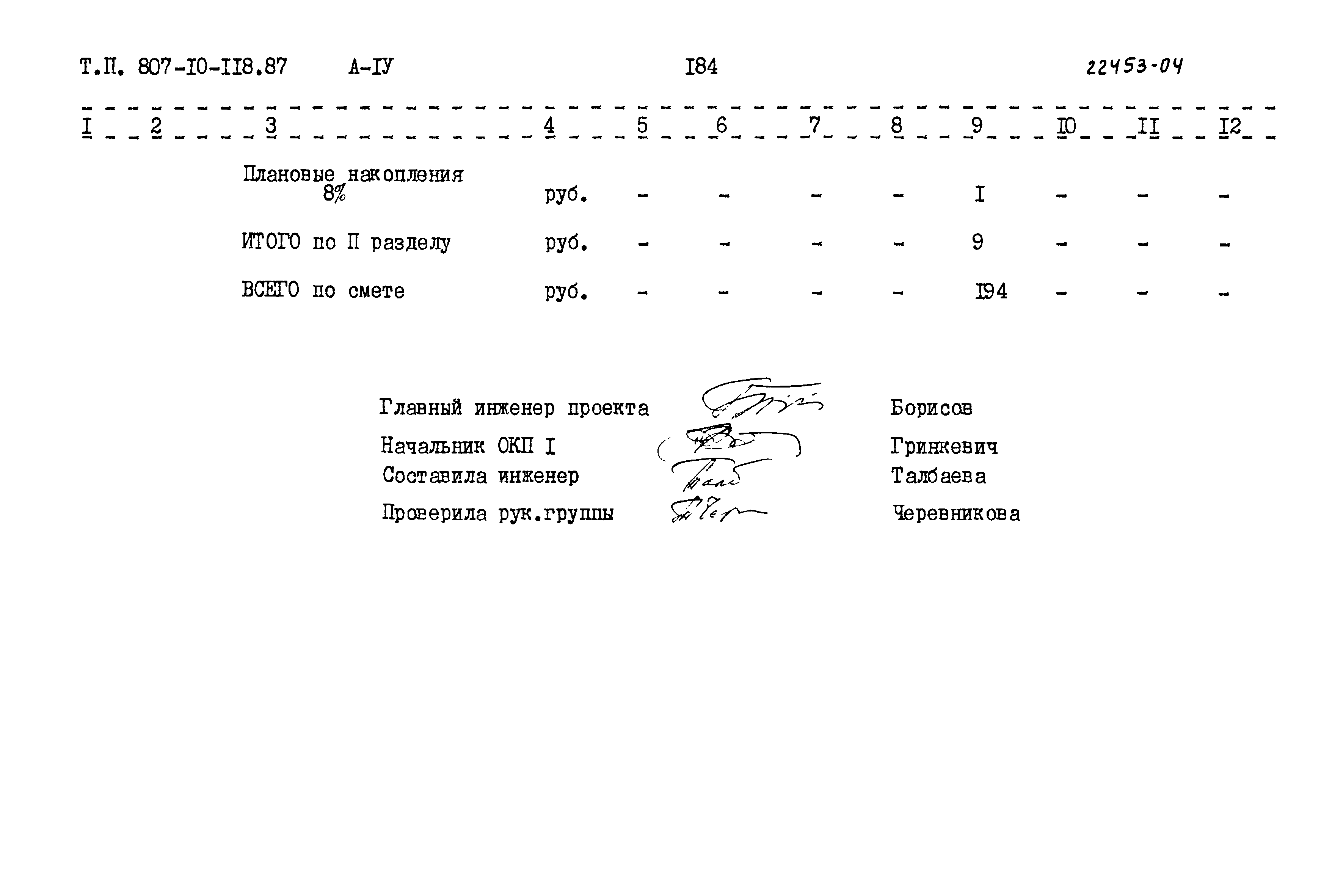 Типовой проект 807-10-118.87