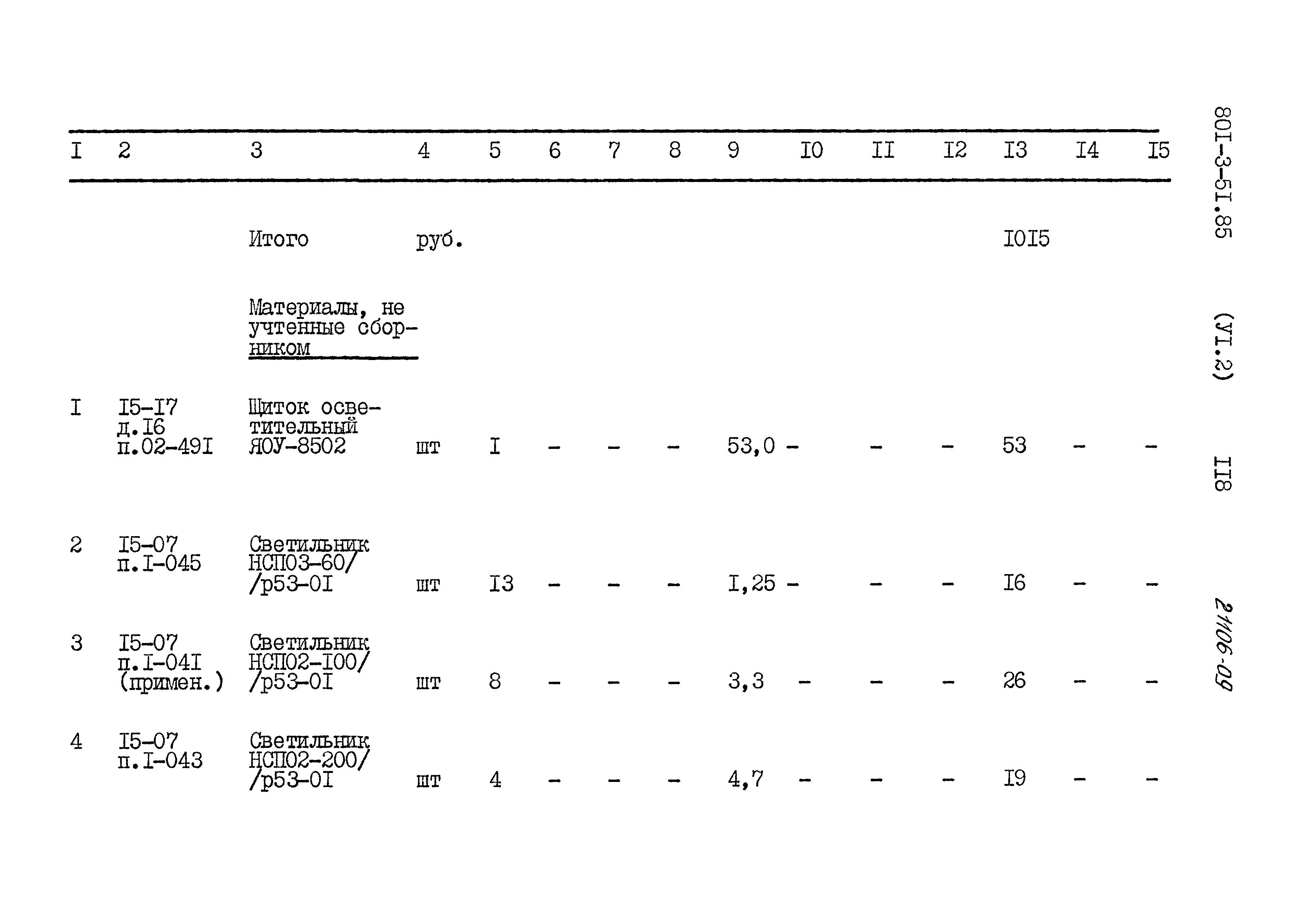 Типовой проект 801-3-51.85
