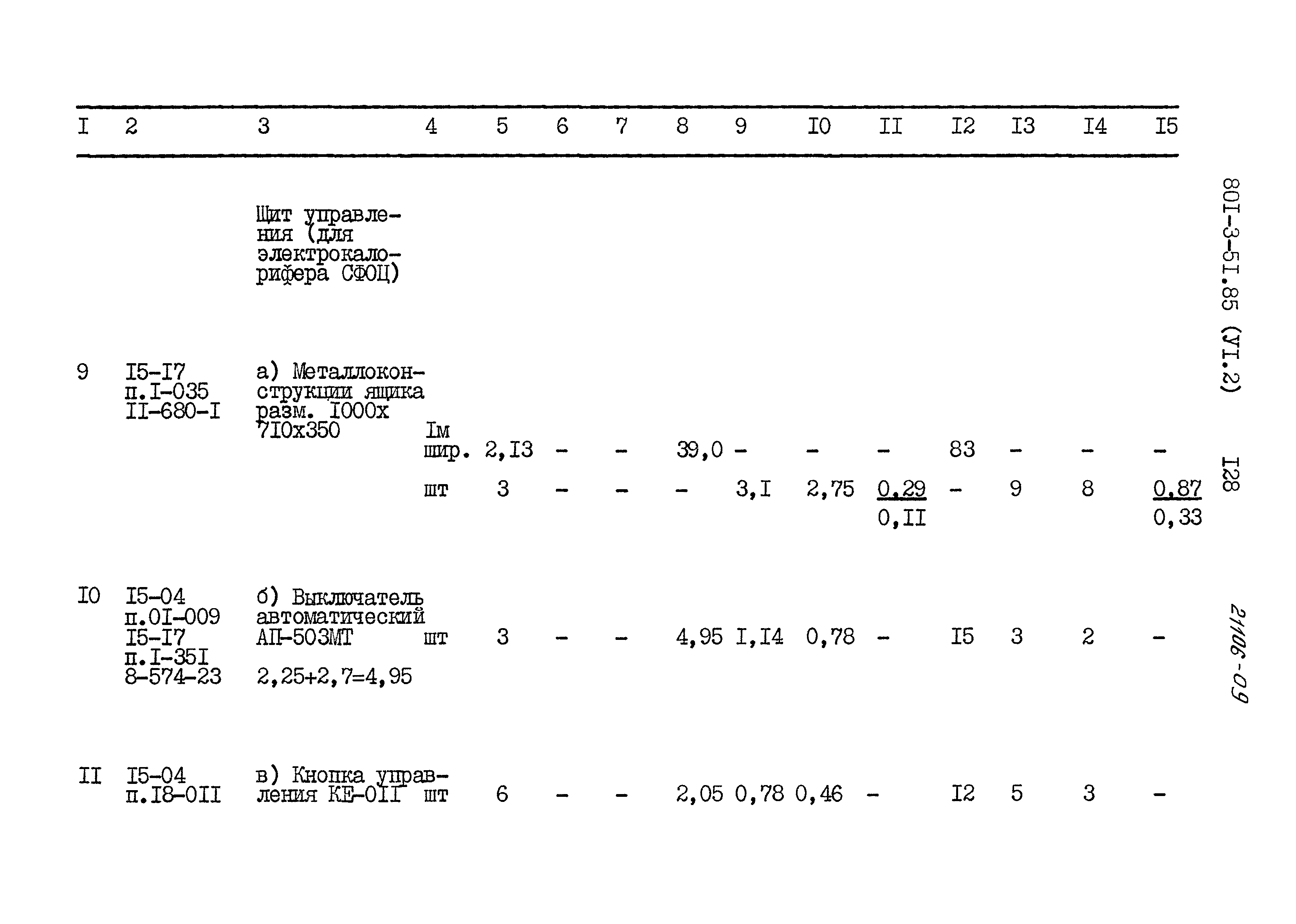 Типовой проект 801-3-51.85