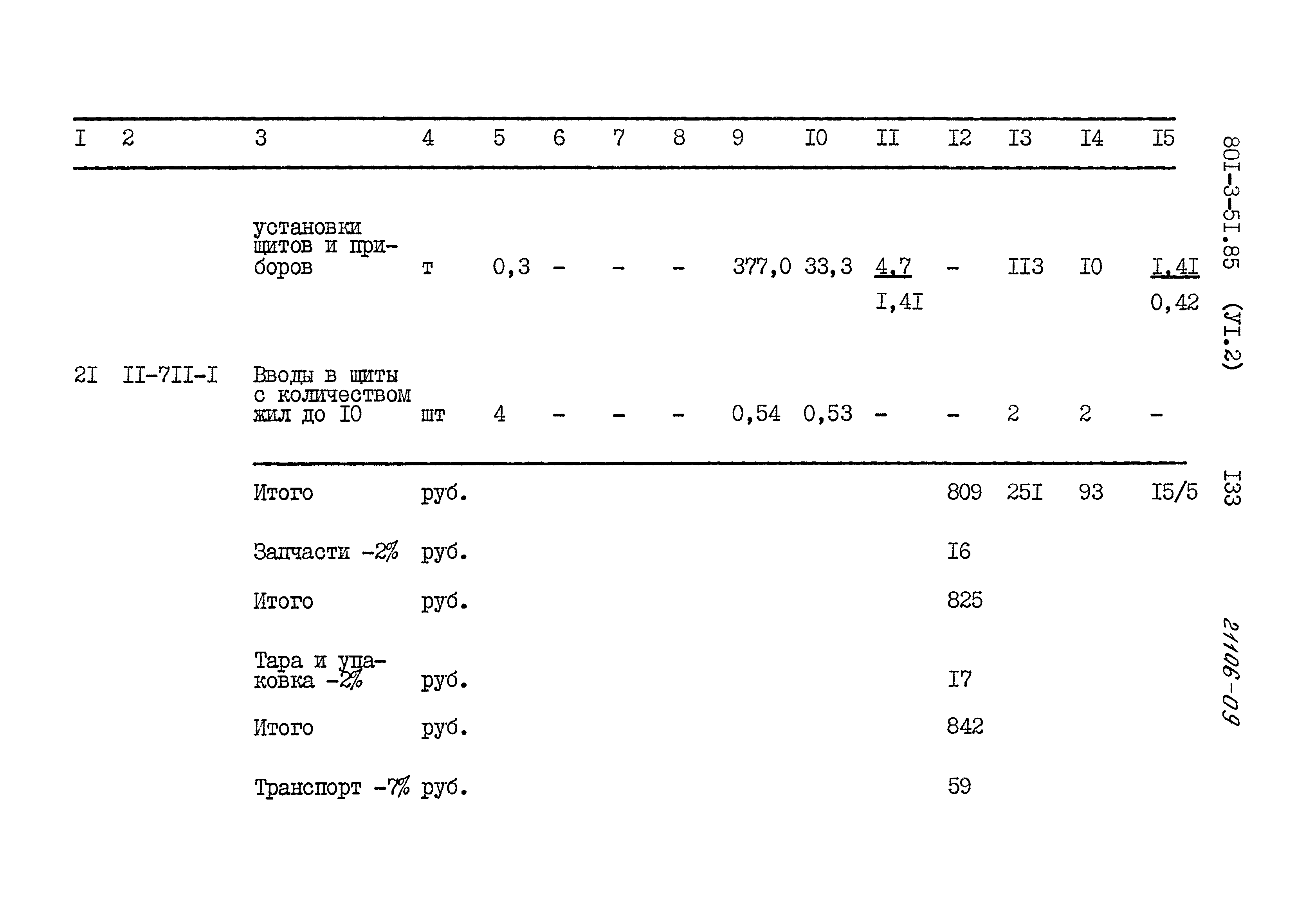 Типовой проект 801-3-51.85