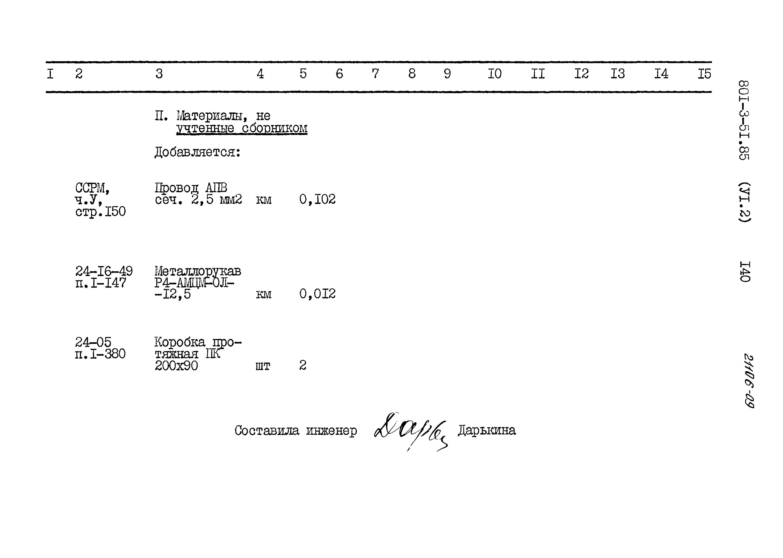 Типовой проект 801-3-51.85